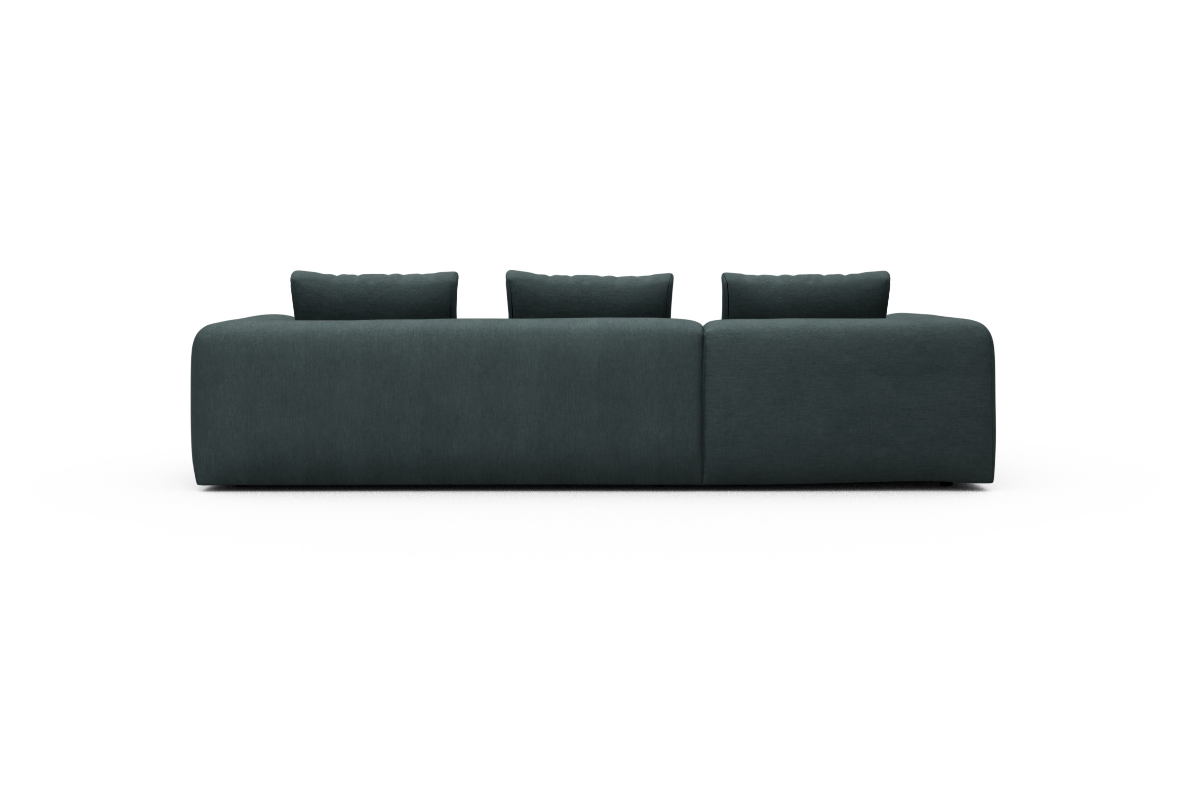 Ecksofa Fred Chaiselongue links mit 2,5-Sitzer Vivus-Blue