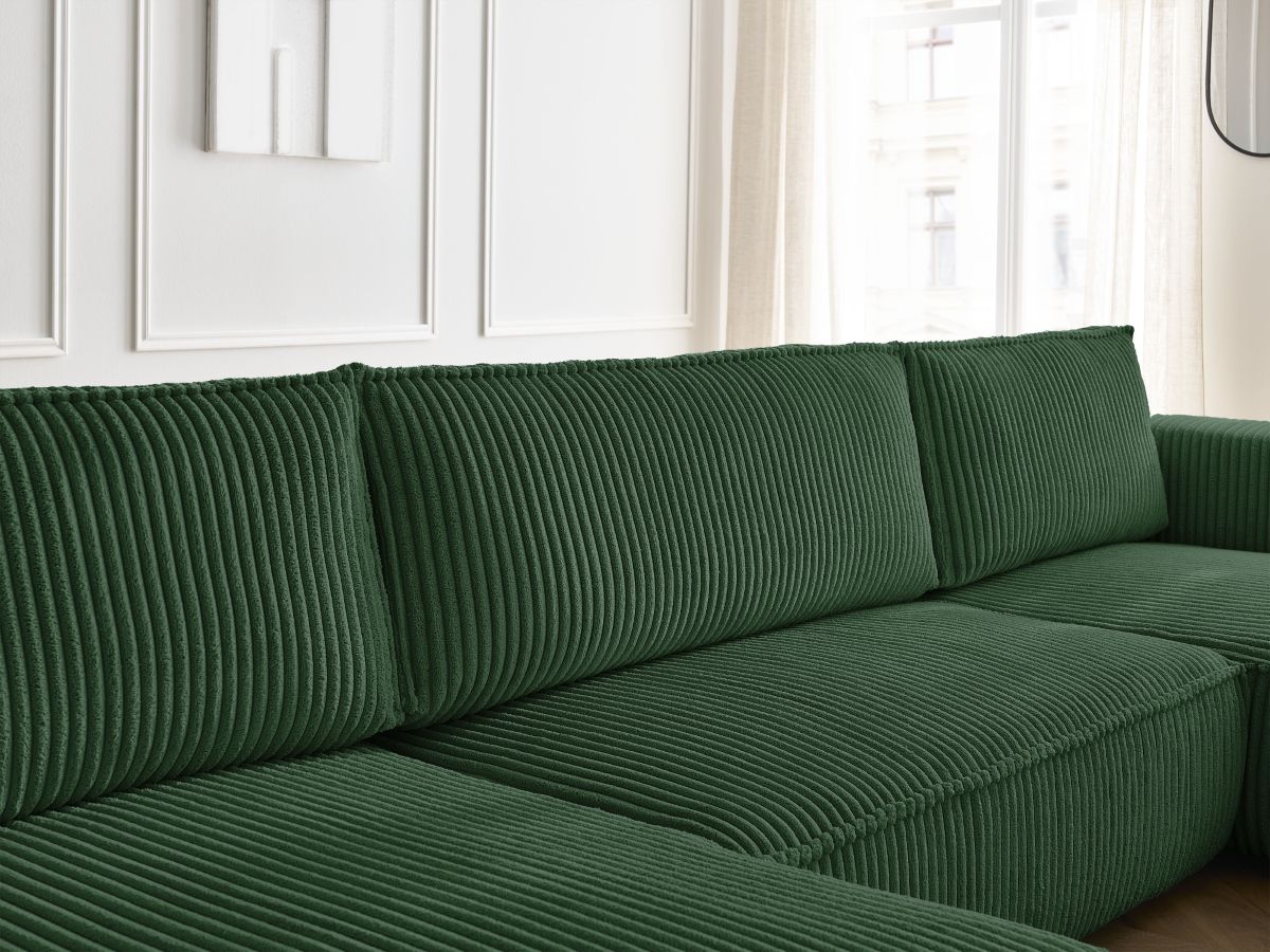 Bobochic Chelsea Wohnlandschaft Breitcord weich Grün