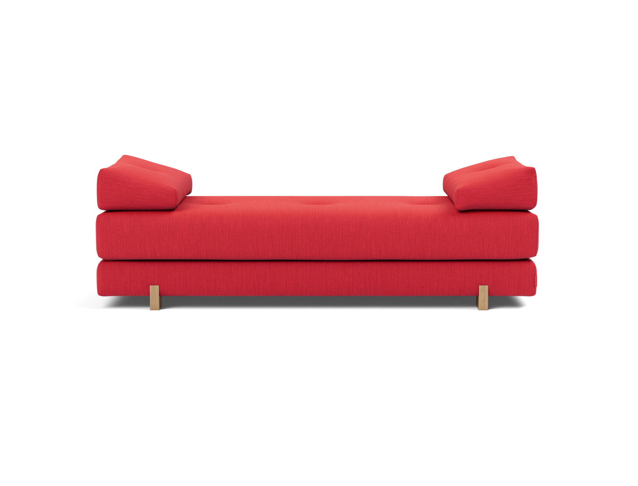 Tagesbett Sigmund Flachgewebe Elegance 511-Red Beine Drip Eiche