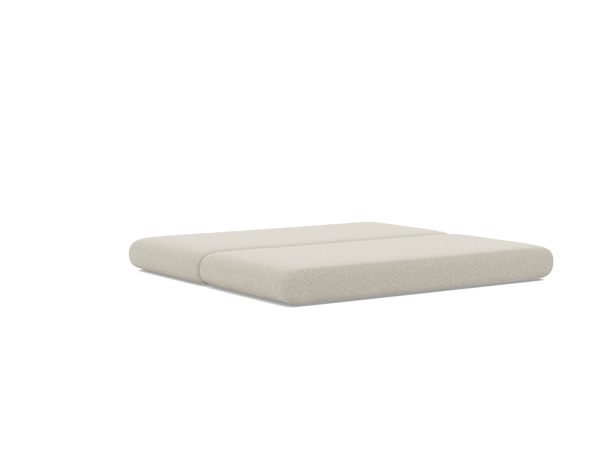 Tagesbett Circlus mit Rückenrollen Boucle Skandi 539-Beige