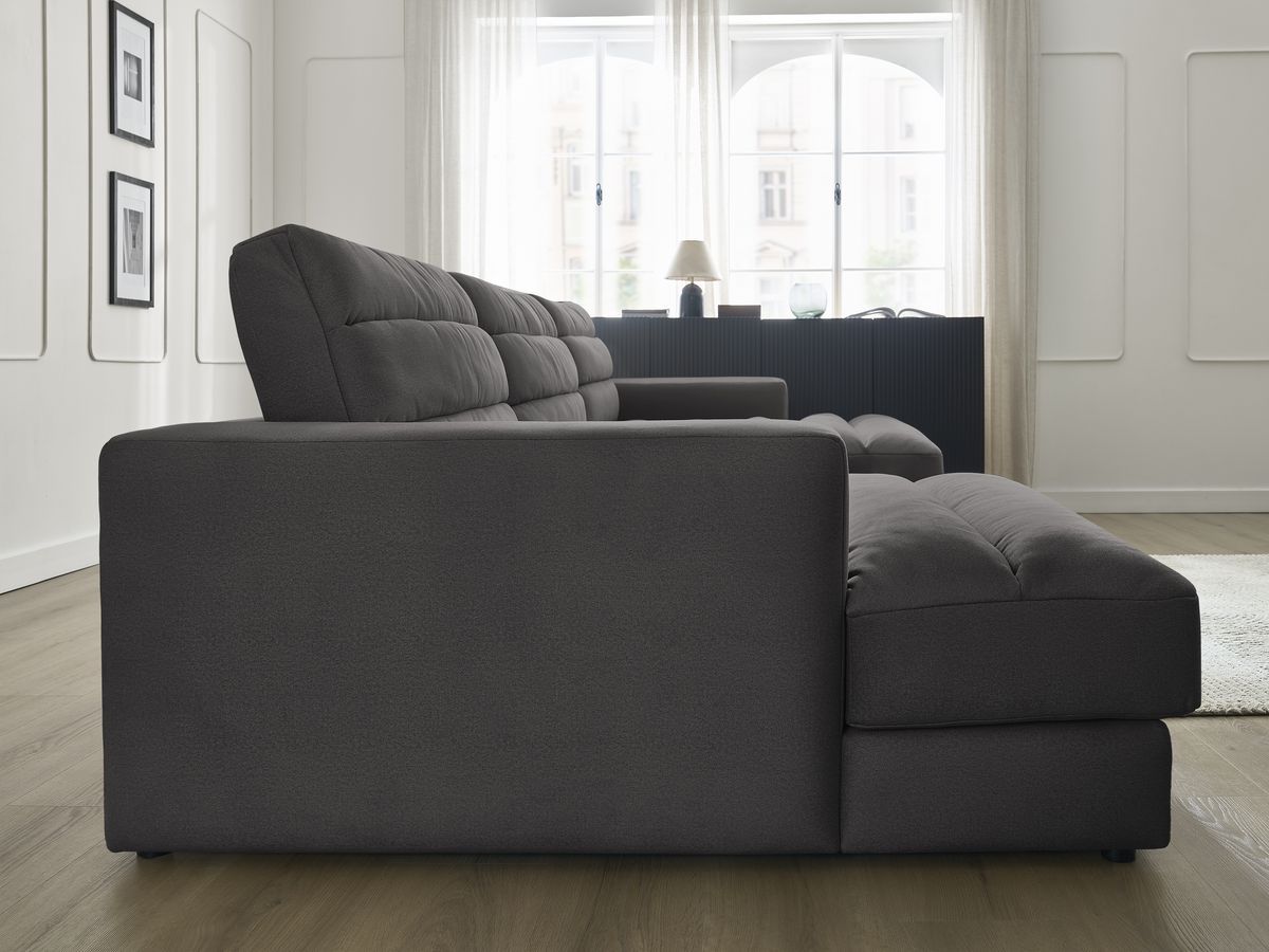 Bobochic Sierra Wohnlandschaft Samt Schwarz