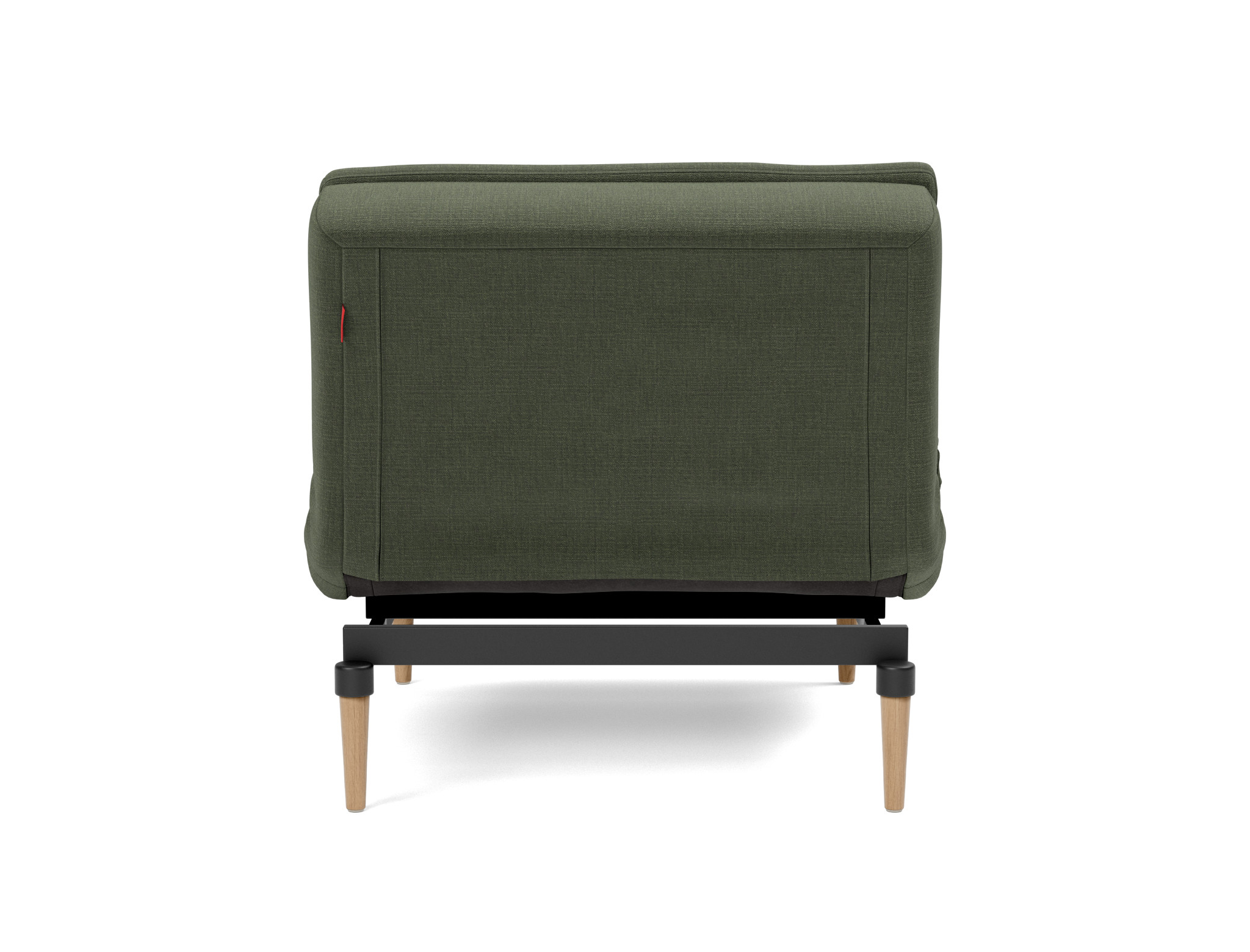 Sessel Dublexo Chenille Esina 413-Olive-Green Beine Styletto Eiche hell