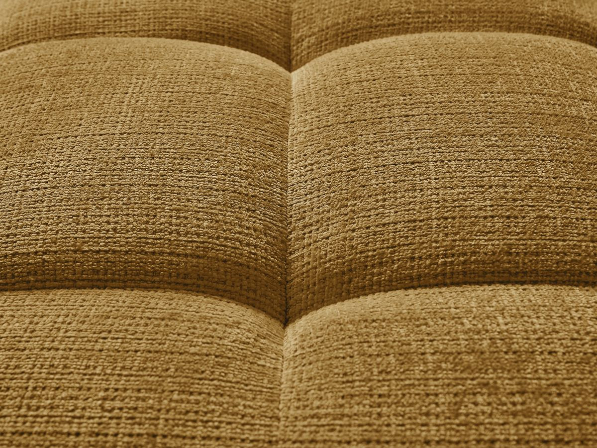 Bobochic Ivane Pouf Strukturstoff Gelb