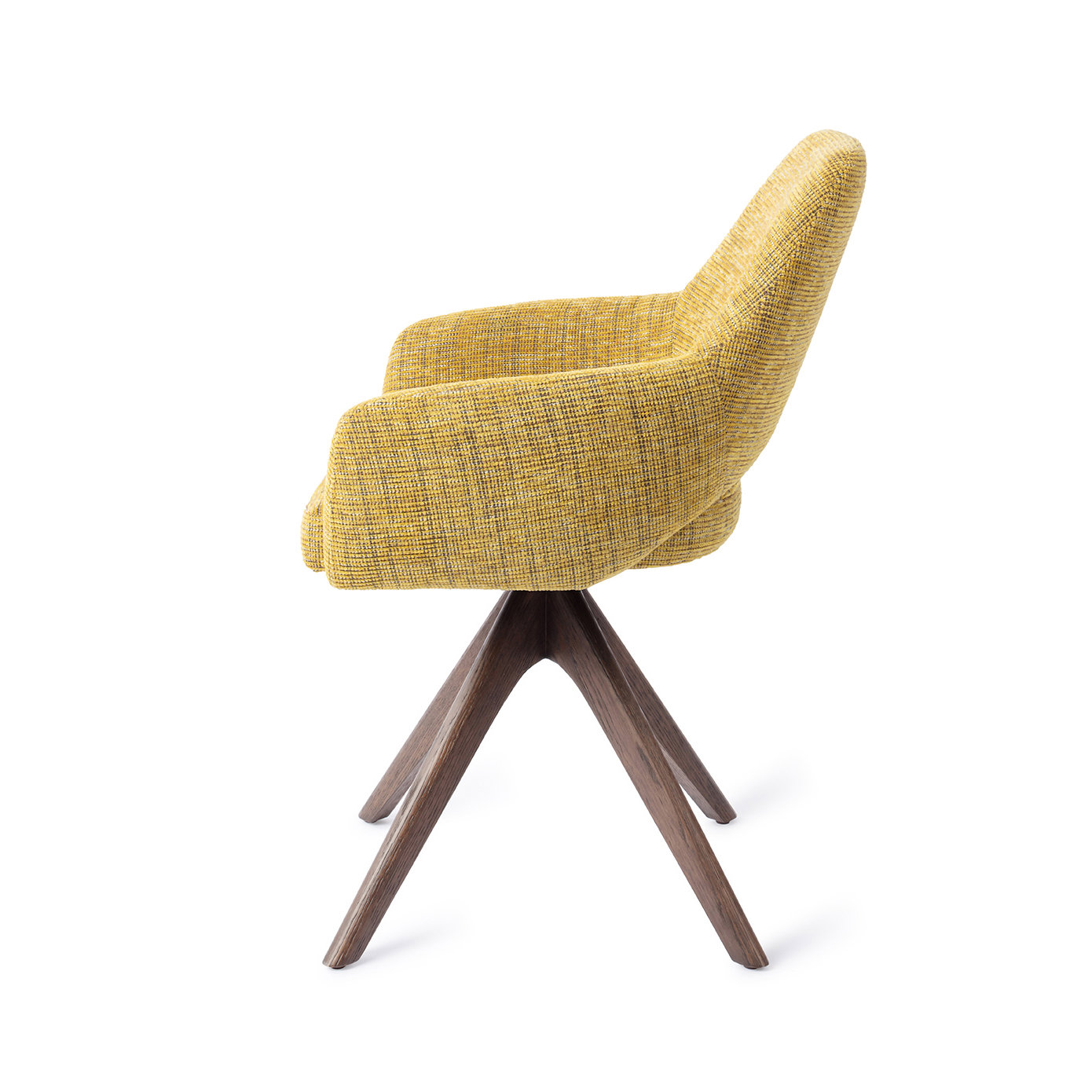 Jesper Home Esszimmerstuhl Yanai Lemon Lines Revolve Eiche Walnuss