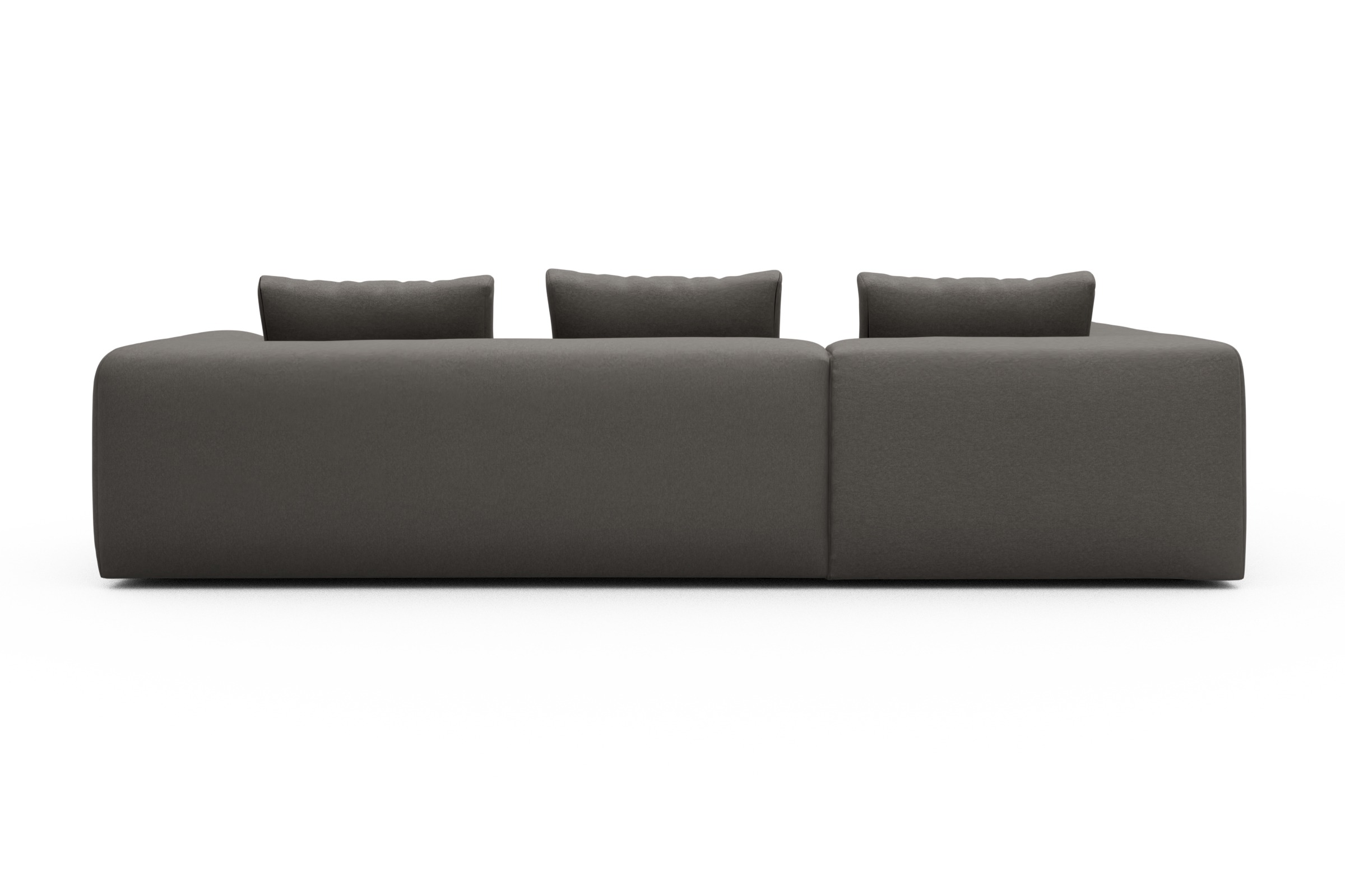 Ecksofa Fred Relax-Ecke links mit 2,5-Sitzer Satya-Taupe