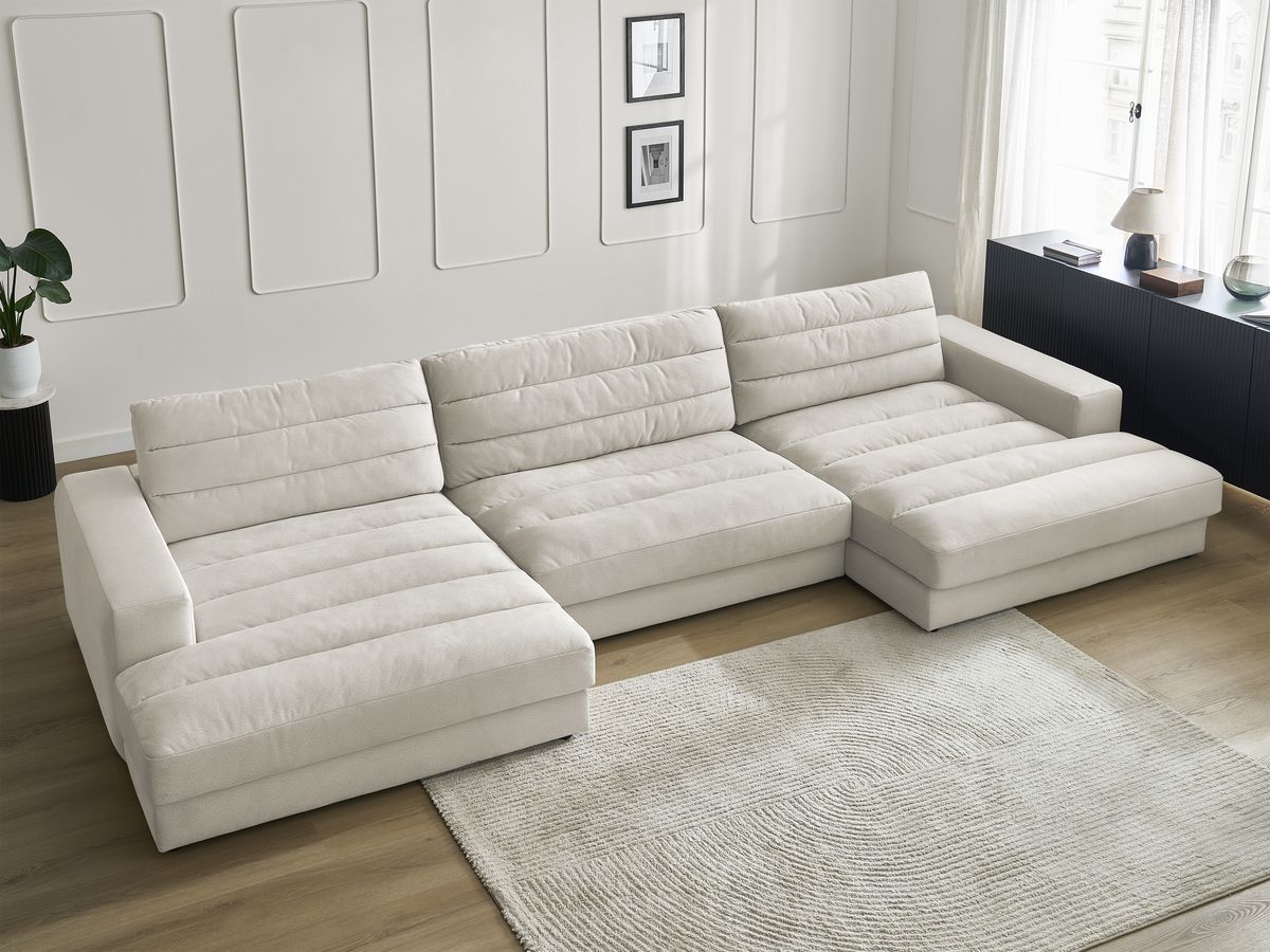 Bobochic Sierra Wohnlandschaft Samt Beige