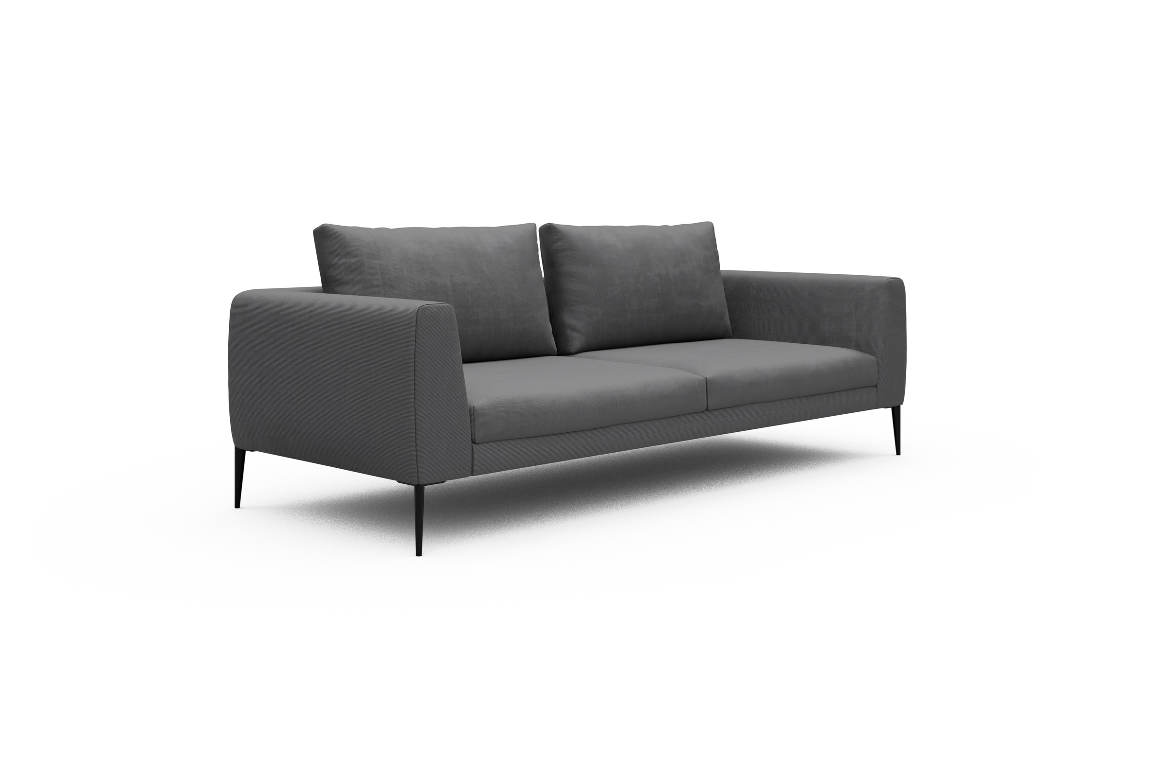 Sofa Paul 3-Sitzer Cordufine-Grey