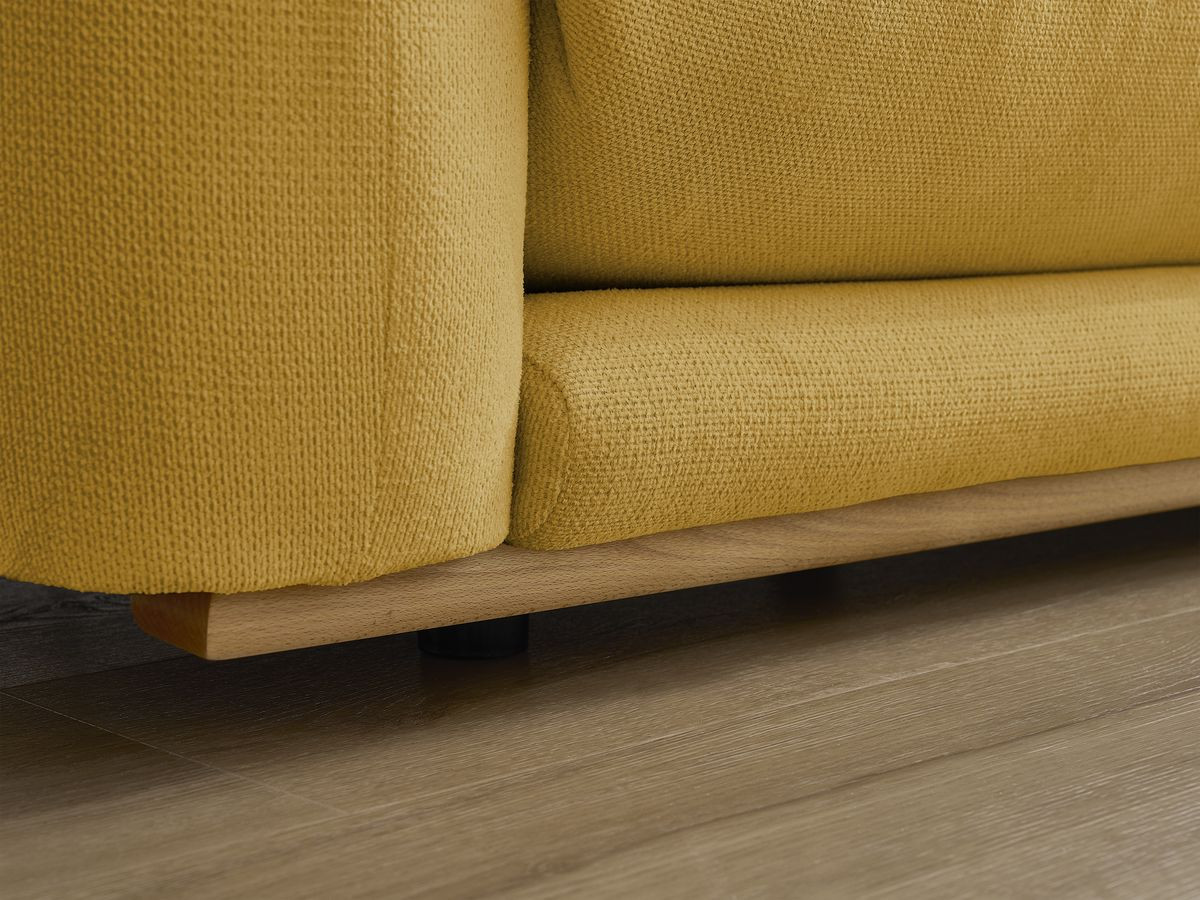 Bobochic Ernest Sofa 5-Sitzer Stoff Gelb