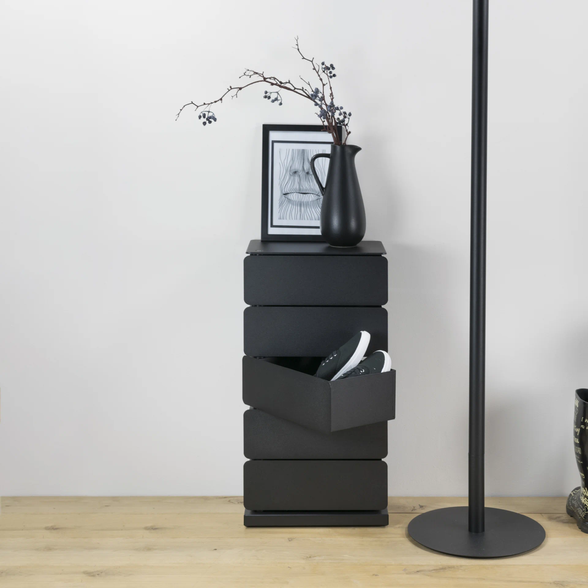 Spinder Design Schuhschrank Joey 5 Schwarz