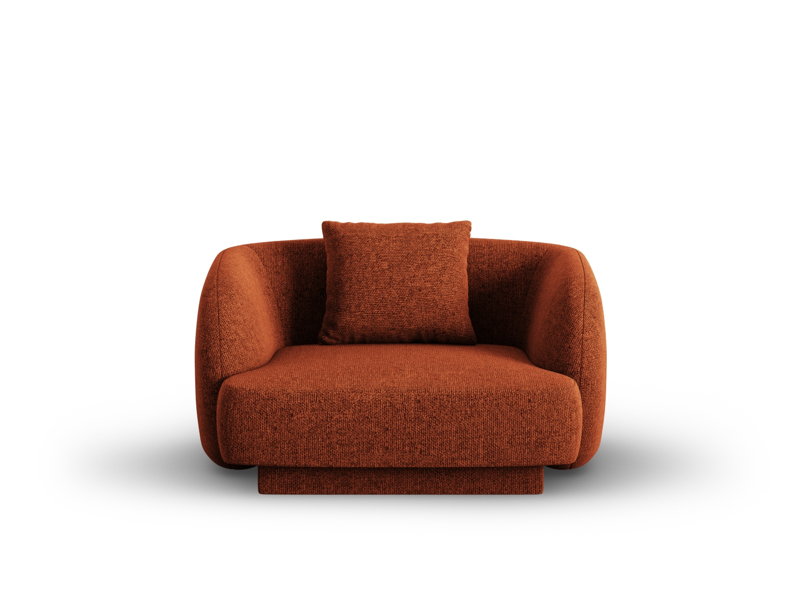 Cosmopolitan Design Sessel Tulum Chenille Eden Ziegel