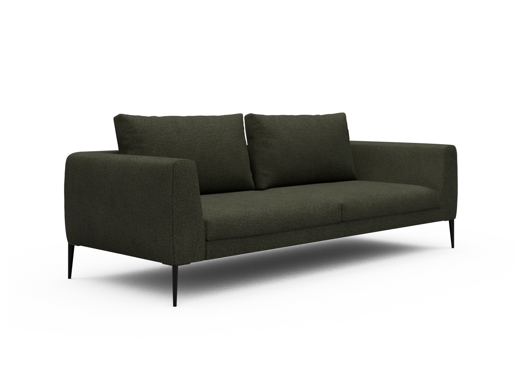 Skandi Home Sofa Paul 3-Sitzer Boucle-Forest-Green moebelfaktor