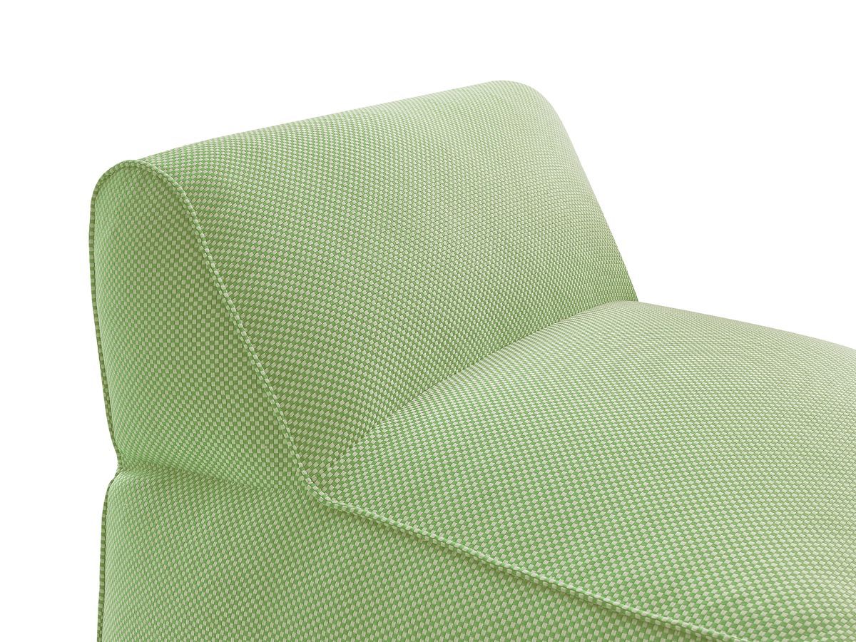 Bobochic Riviera Sofamodul 1-Sitzer Melange-Stoff Grün