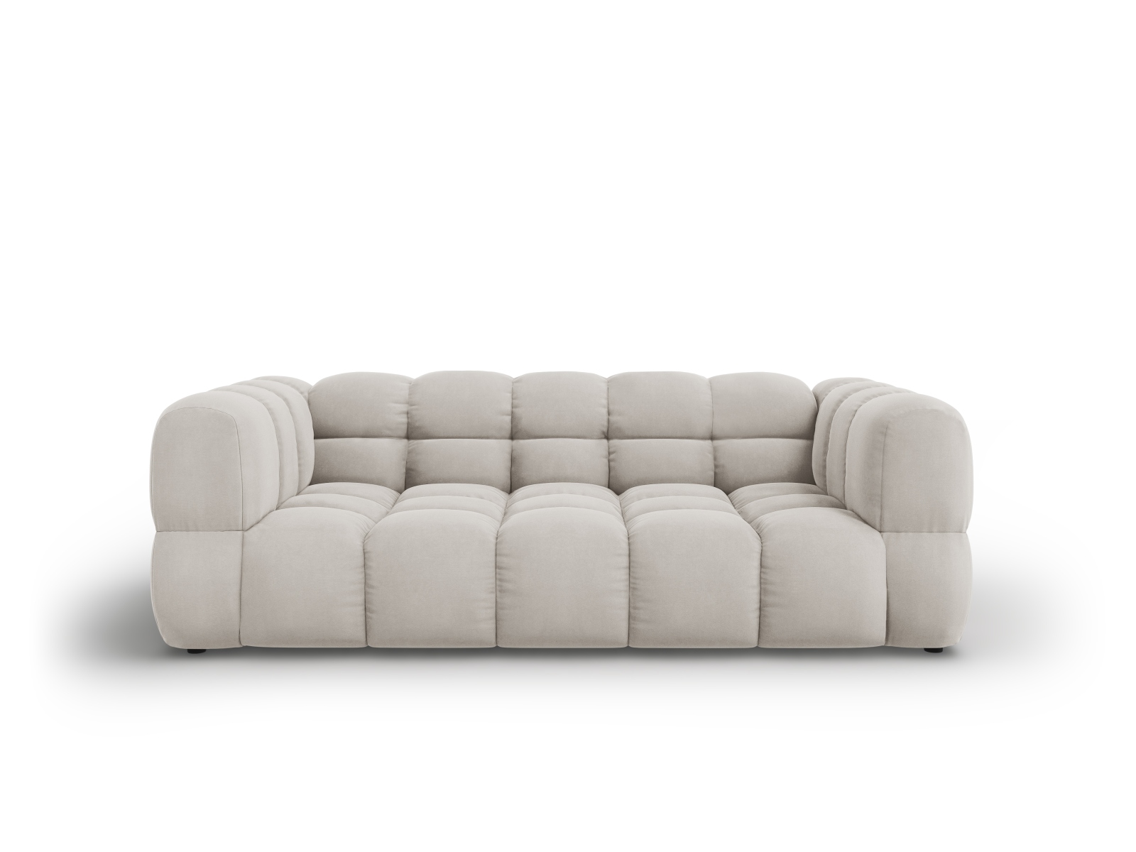 Cosmopolitan Design Sofa Sky 3-Sitzer Samt Casino Helles Beige
