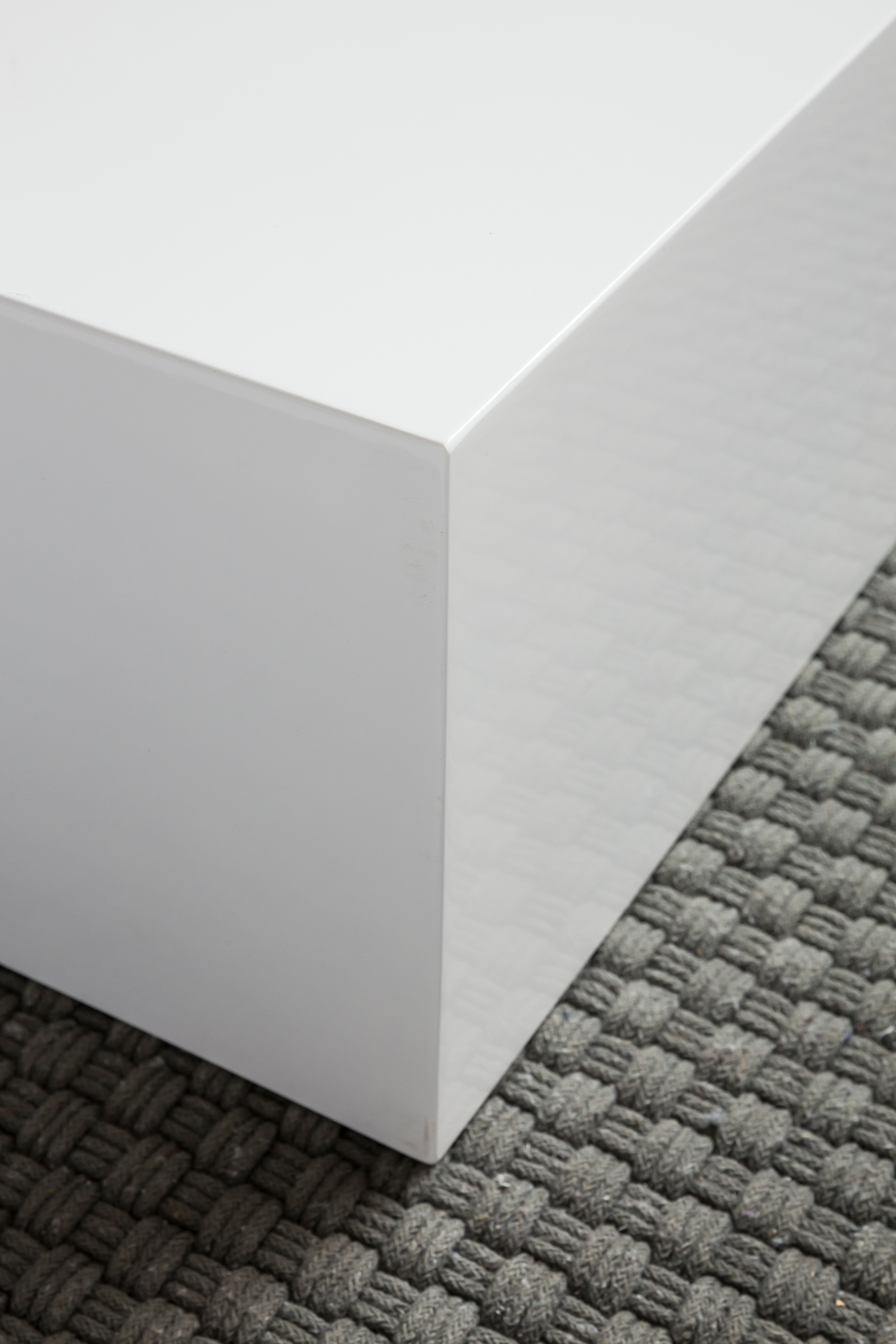Couchtisch Alsen Weiß 60 × 60 × 30 cm