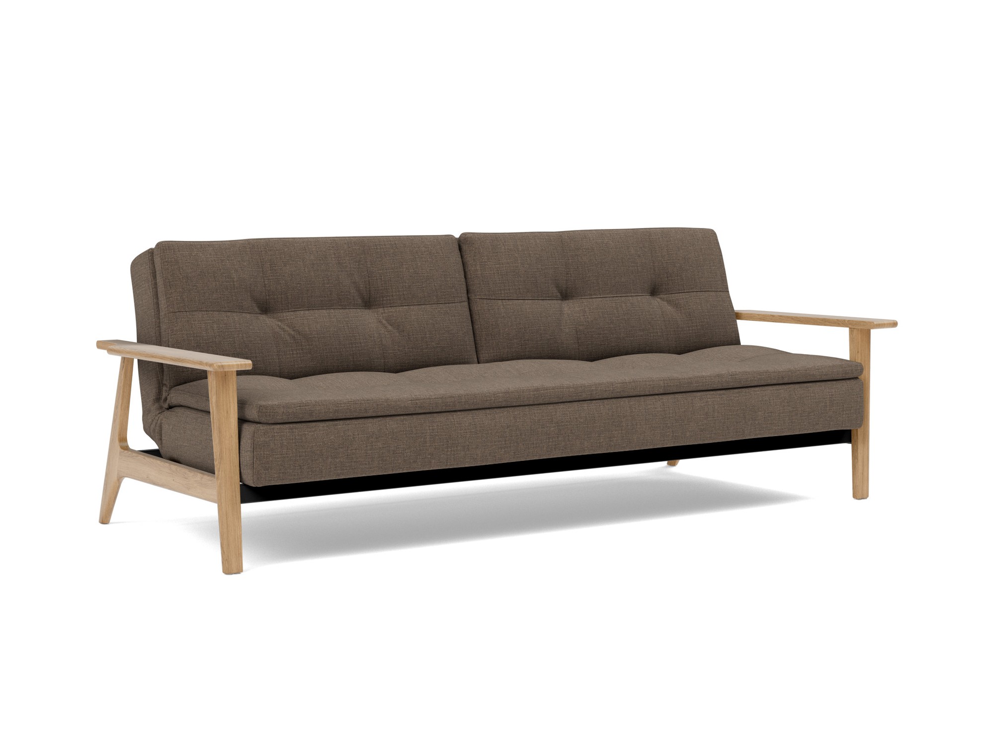 Schlafsofa Dublexo Frej Chenille Esina 411-Cedar-Brown