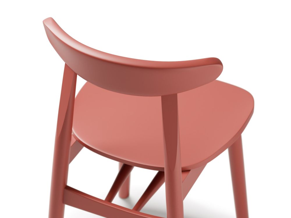 Cosmopolitan Design Stuhl Elie 2er-Set Rosa