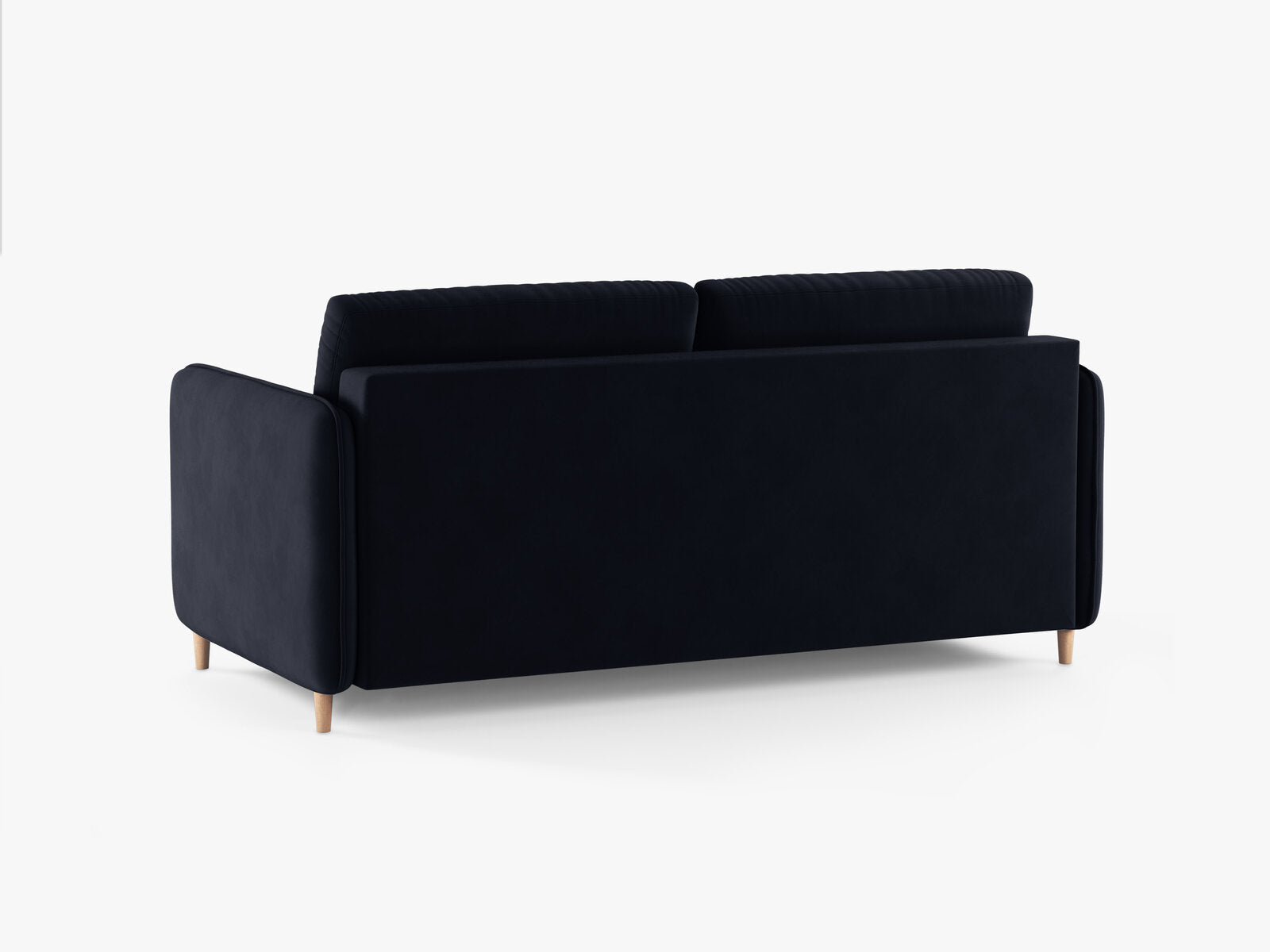 Micadoni Sofa mit Schlaffunktion Simo 3-Sitzer Samt Salvador Königsblau