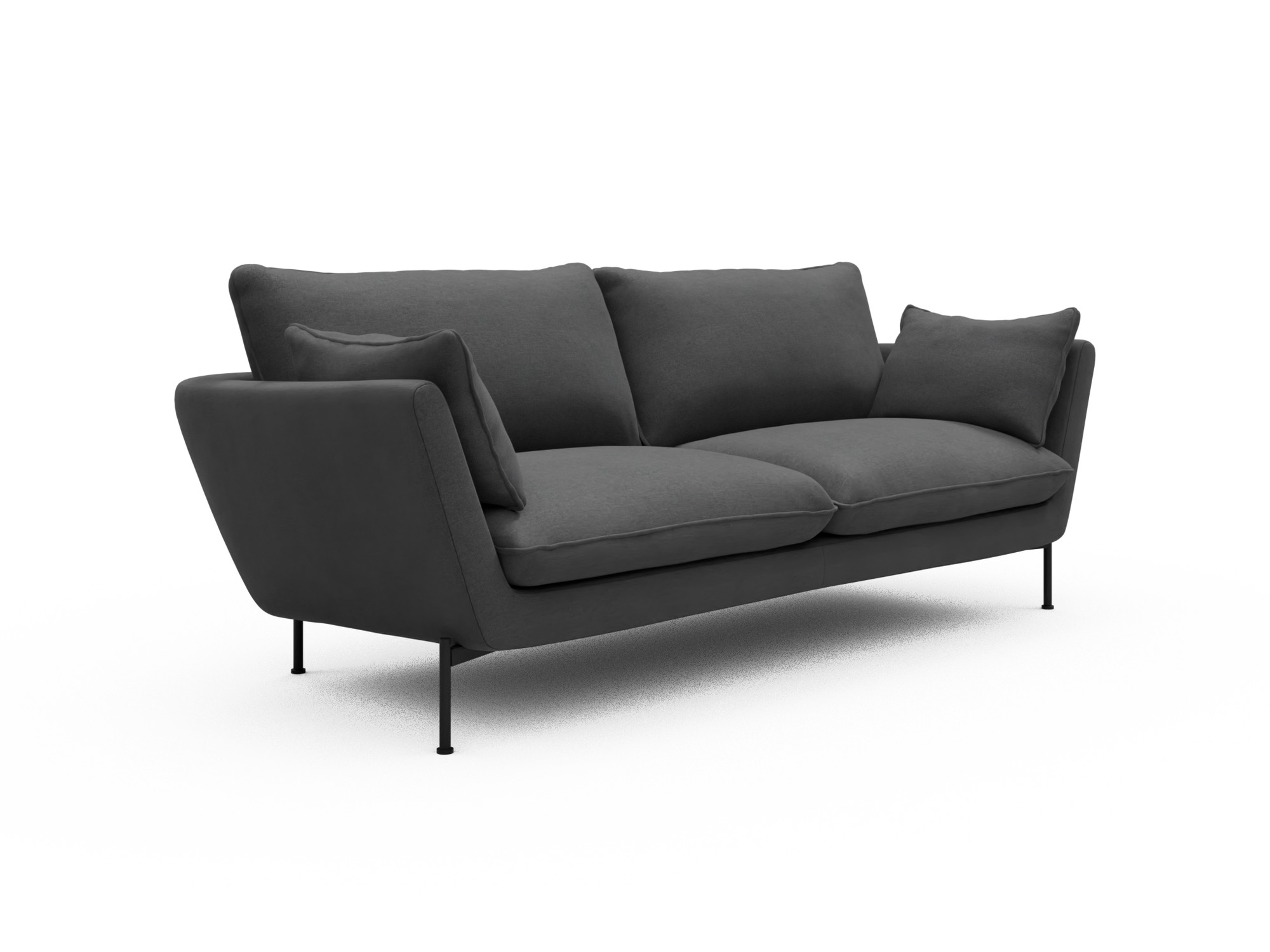 Skandi Home Sofa Anton 3-Sitzer Satya-Zinc moebelfaktor