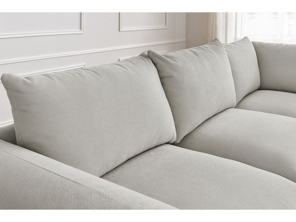 Bobochic Ernest Ecksofa Stoff Hellgrau