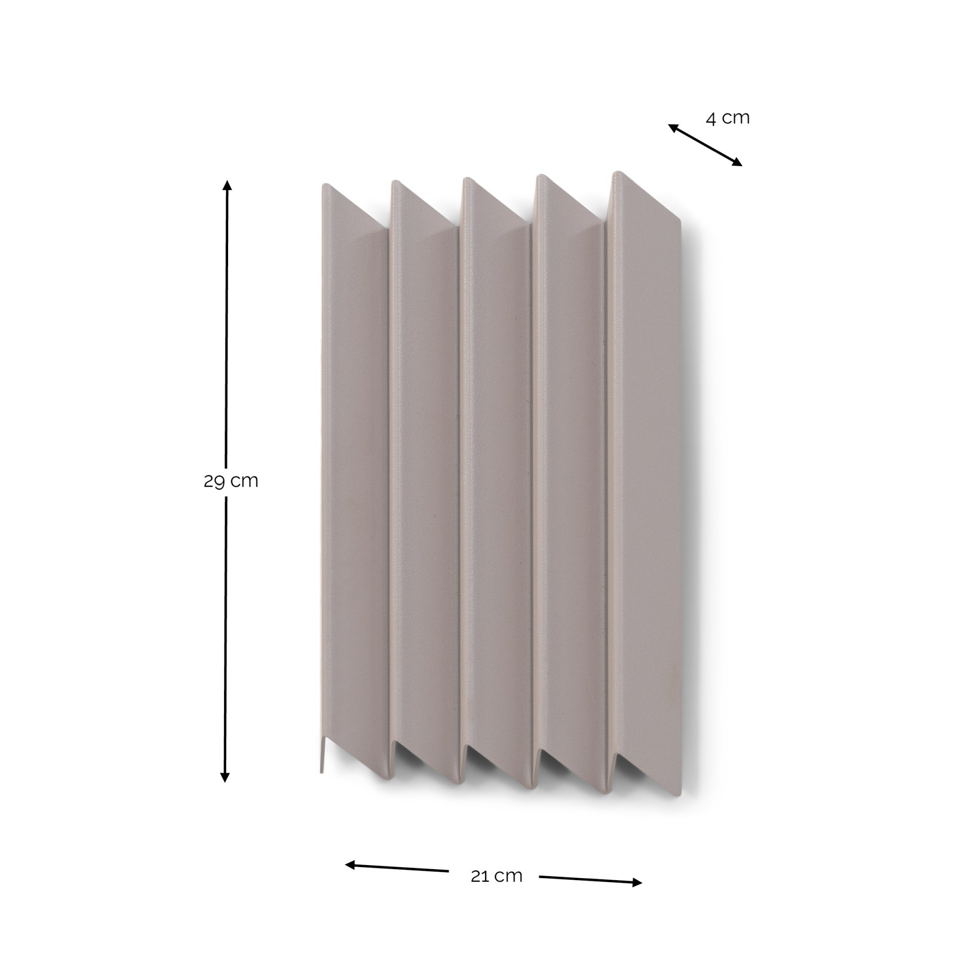 Spinder Design Wandgarderobe Sensu Medium Silky Taupe