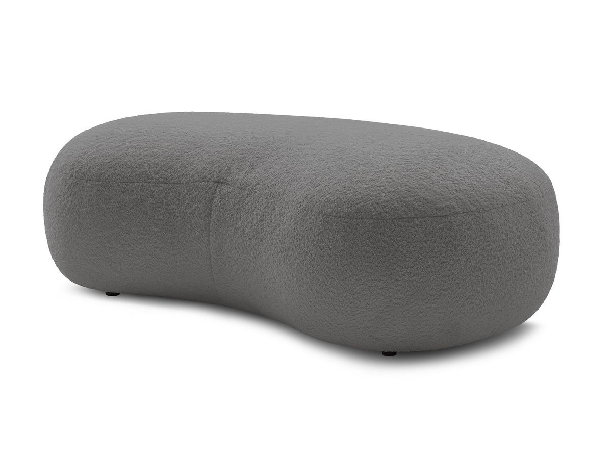 Bobochic Saint-germain Pouf Bouclé-Stoff Hellgrau