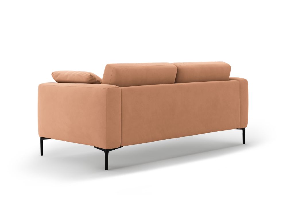 Cosmopolitan Design Sofa Lazio 3-Sitzer Samt Salvador Rosa