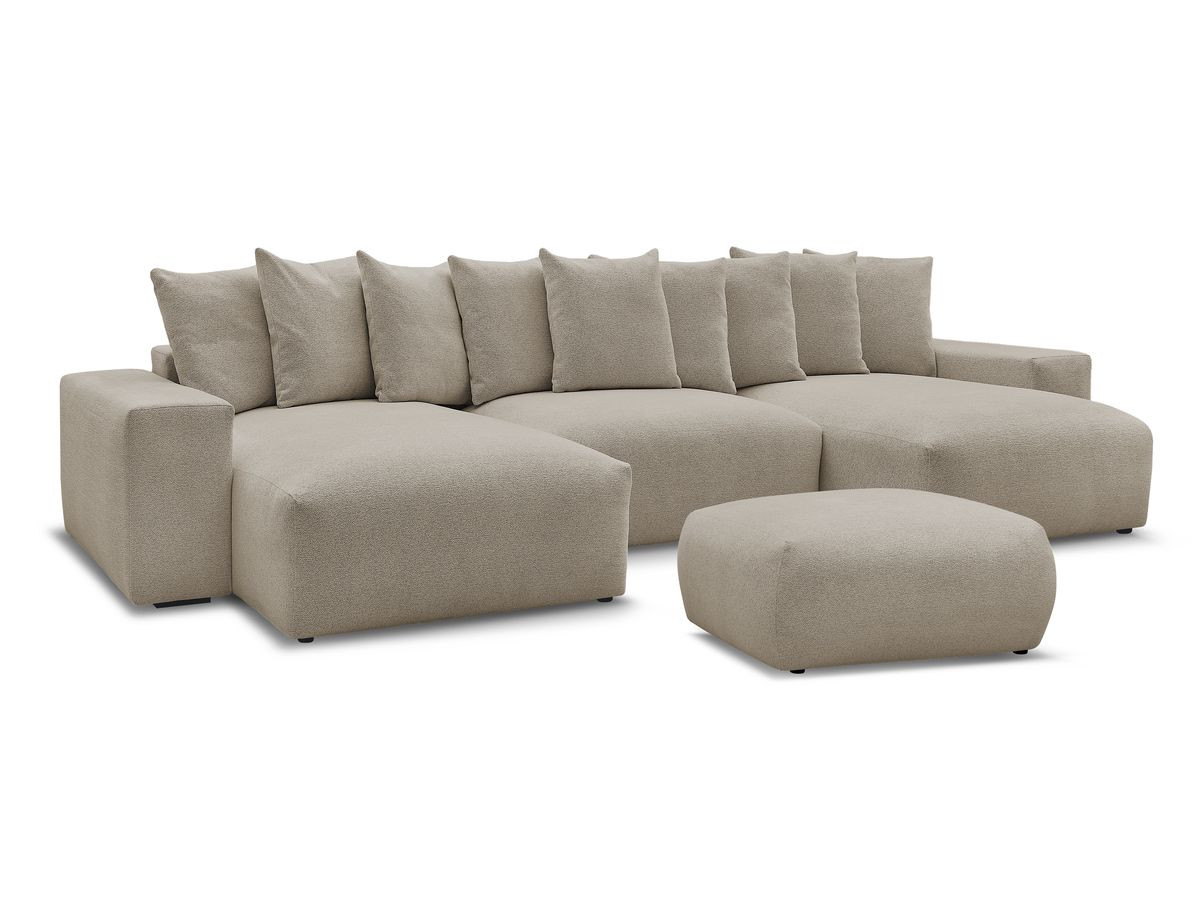 Melange-Stoff · Taupe