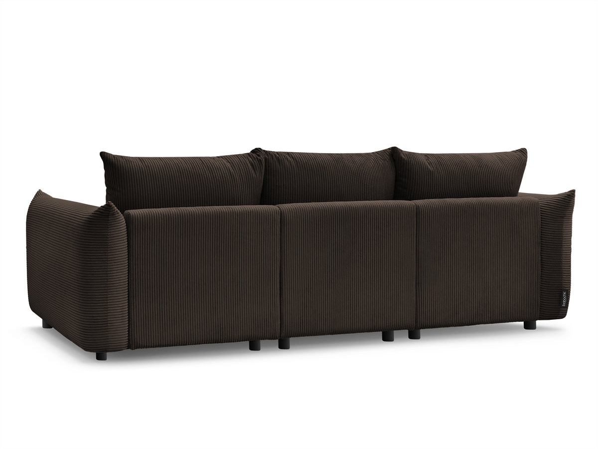 Bobochic Ernest Sofa 3-Sitzer 266 × 106 cm Cordsamt Braun