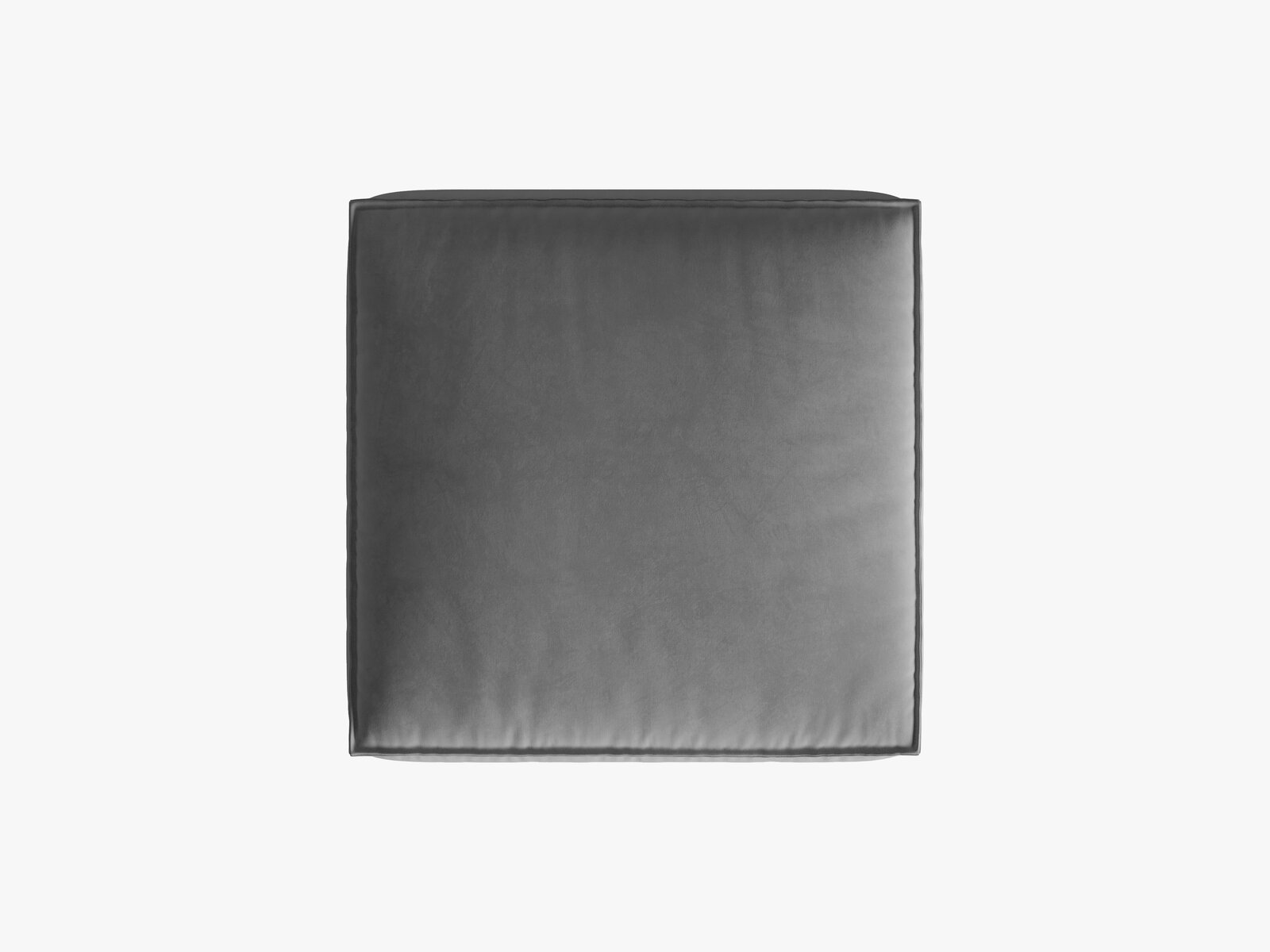 Micadoni Hocker Nuria 1-Sitzer Samt Grau