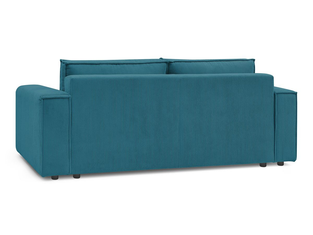 Bobochic Nihad Sofa 3-Sitzer Cordsamt Dunkelblau