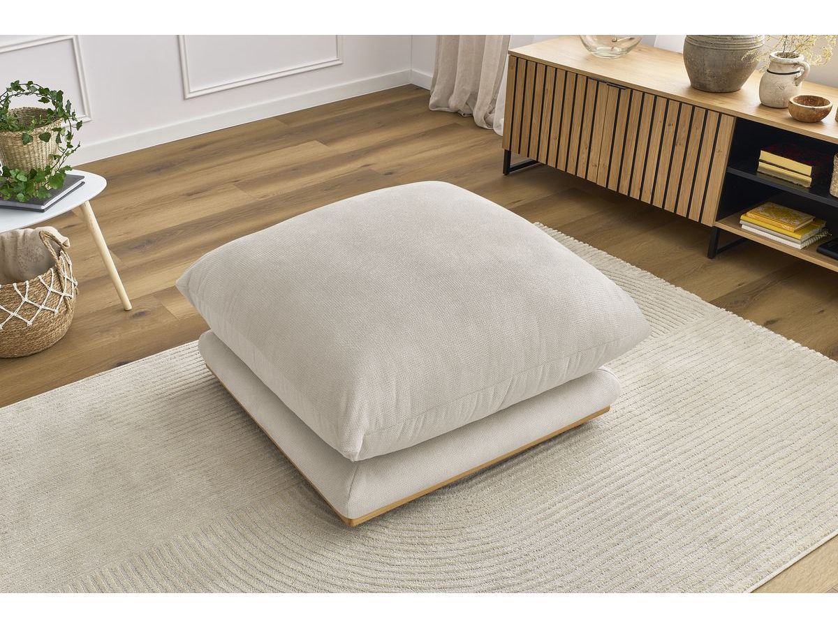 Bobochic Ernest Pouf Stoff Beige
