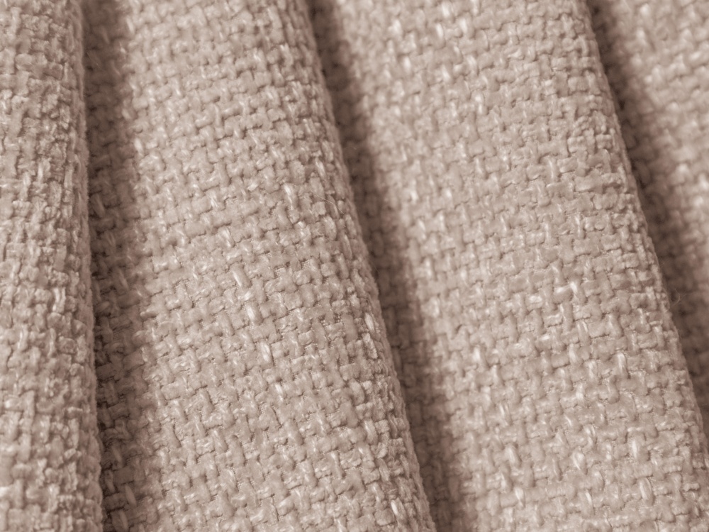 Cosmopolitan Design Ecksofa Matera 4-Sitzer mit Schlaffunktion Chenille Eden Dunkelbeige Links