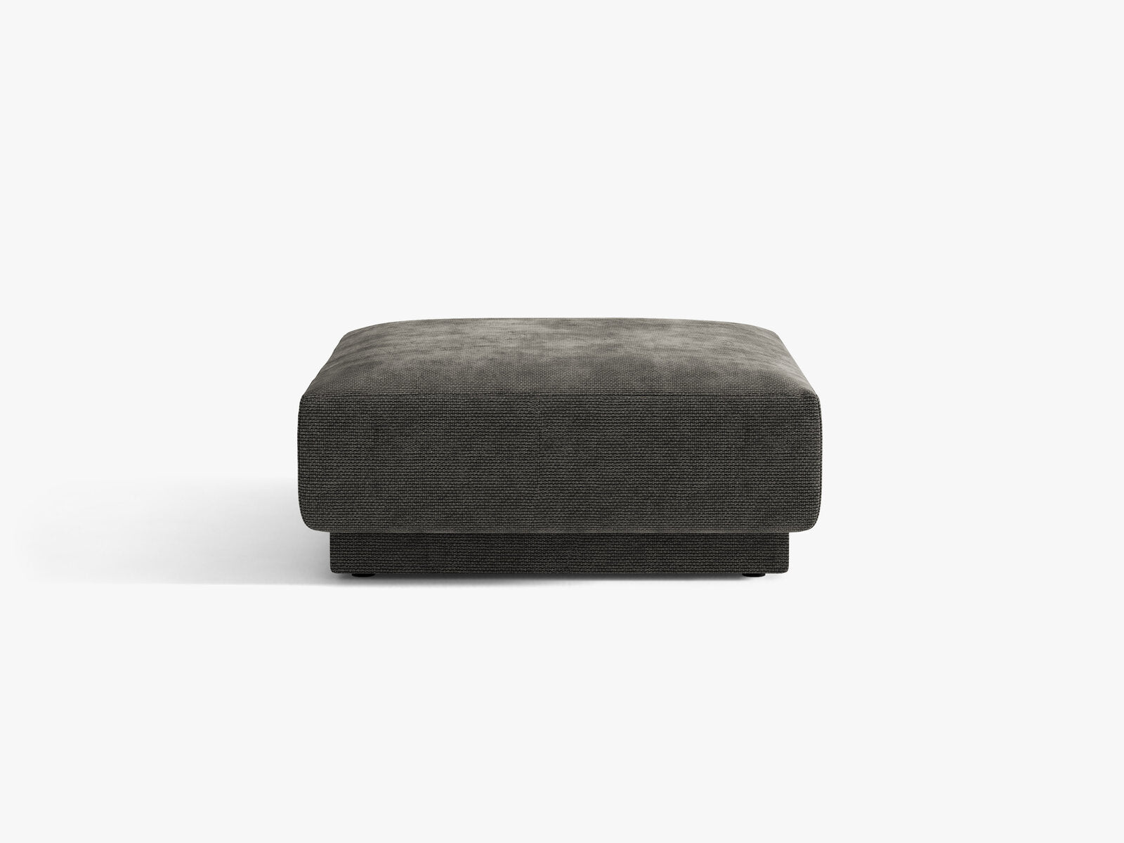 Micadoni Hocker Miley 1-Sitzer Chenille Eden Dunkelgrau