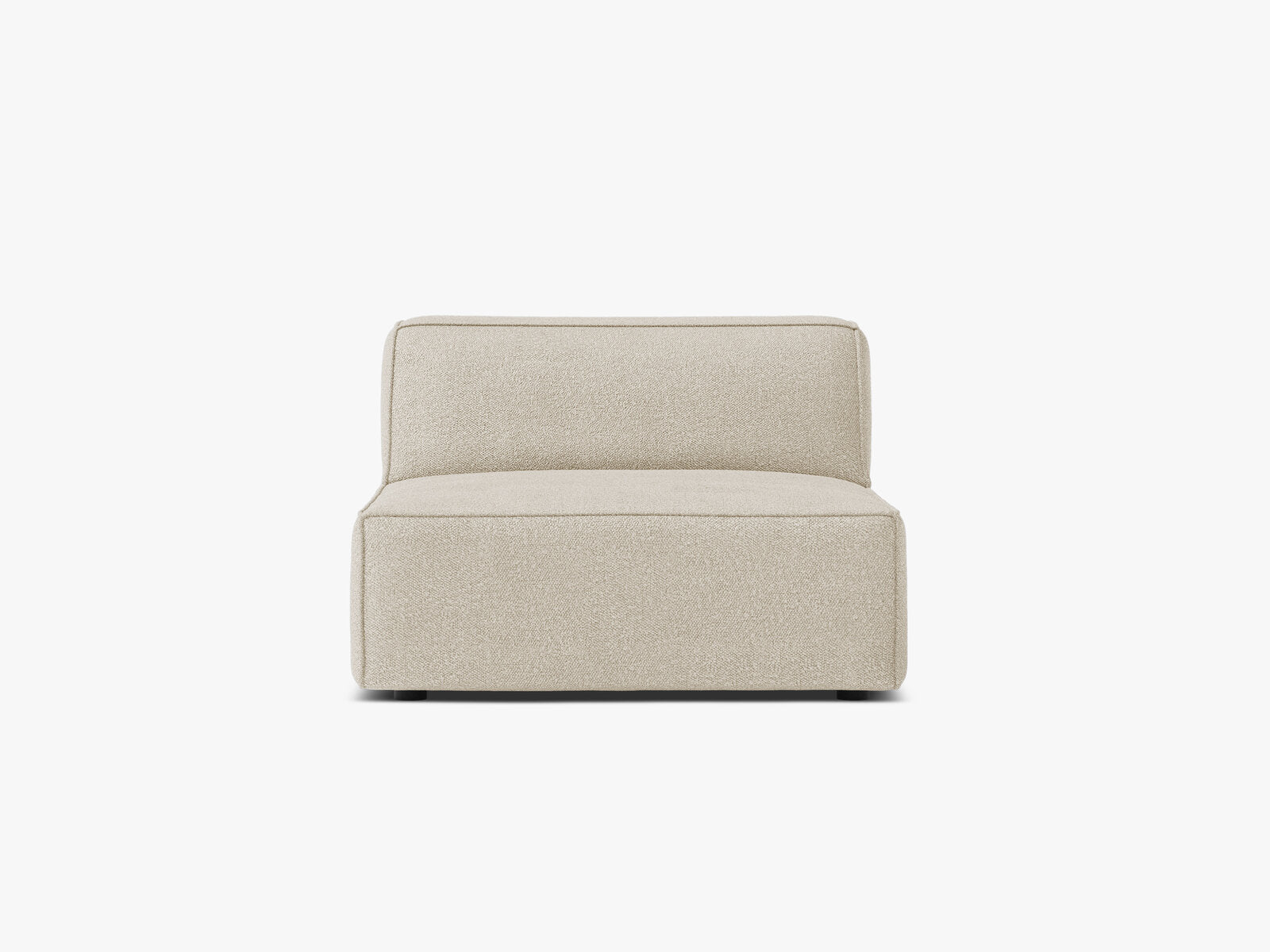 Micadoni Jodie Sofamodul armlos Boucle Baloo Beige