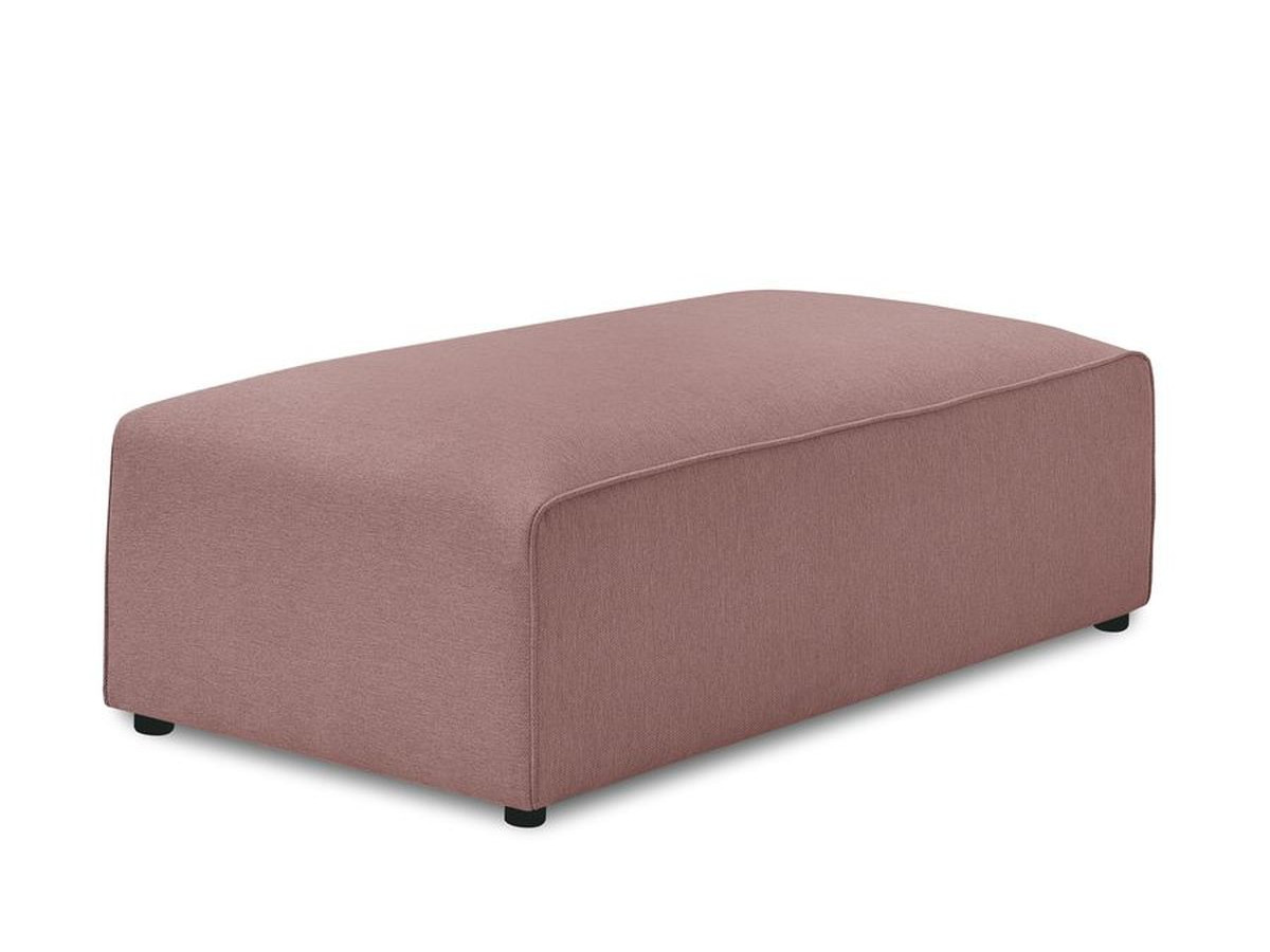 Bobochic Megeve Pouf Melange-Stoff Rosa