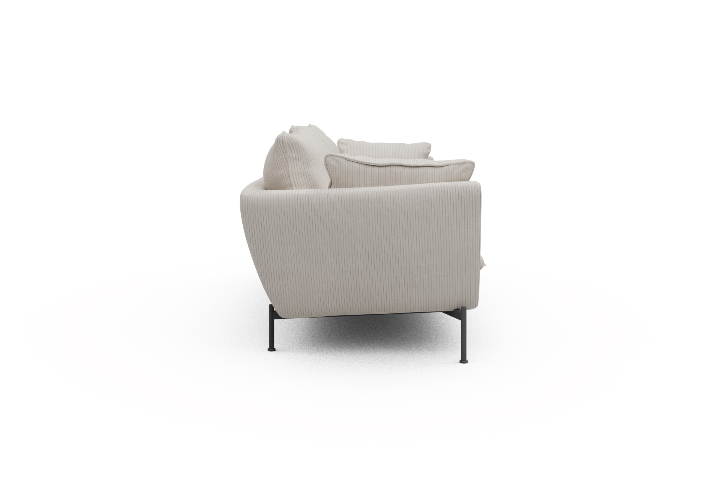 Sofa Anton PREMIUM 3-Sitzer Corduroy-Ivory