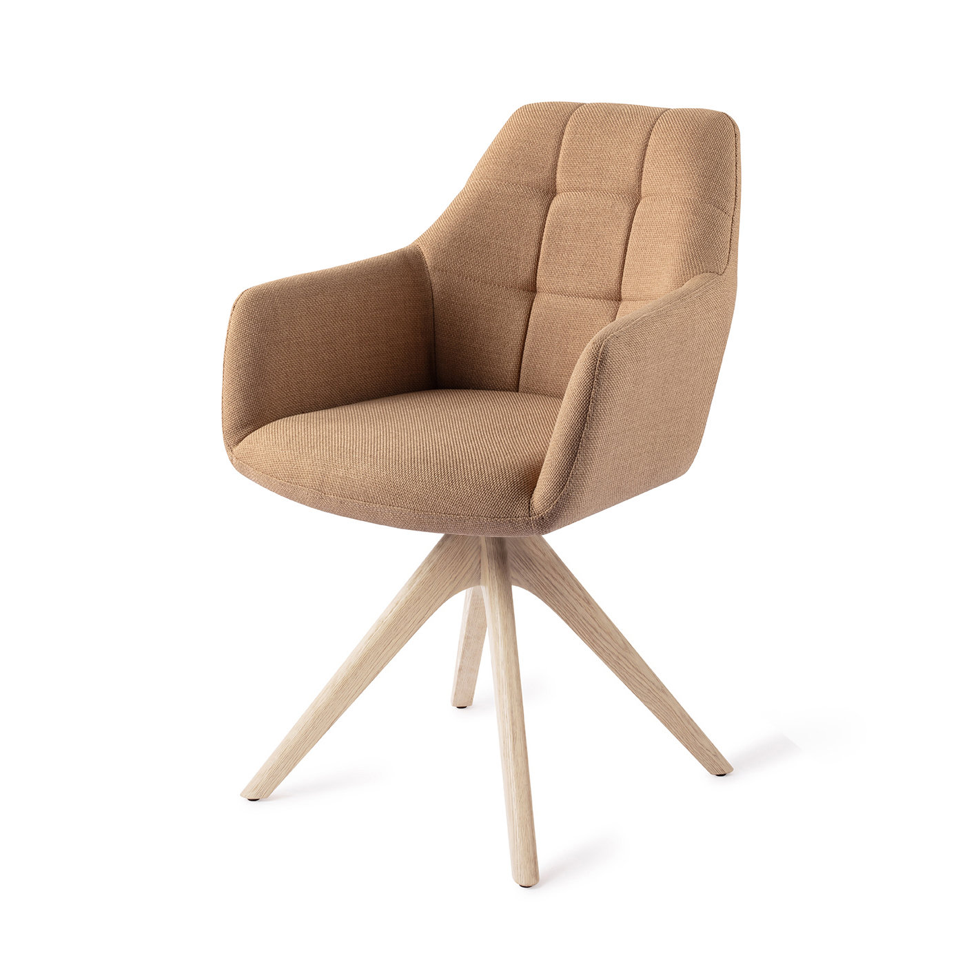 Jesper Home Esszimmerstuhl Noto Toasted Toffee Revolve Eiche gebleicht