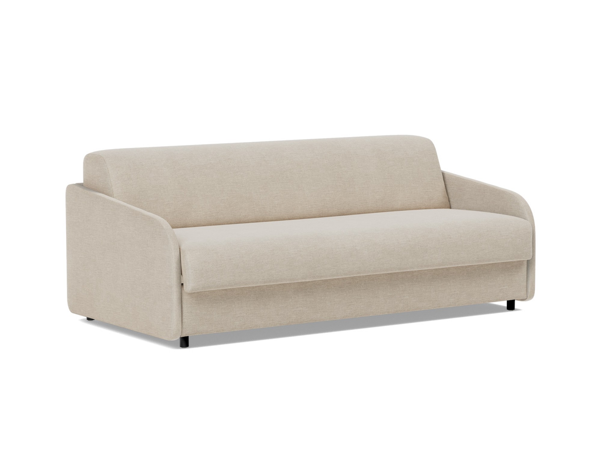 Schlafsofa Eivor mit Taschenfederkernmatratze 160 Flachgewebe Phobos 586-Latte