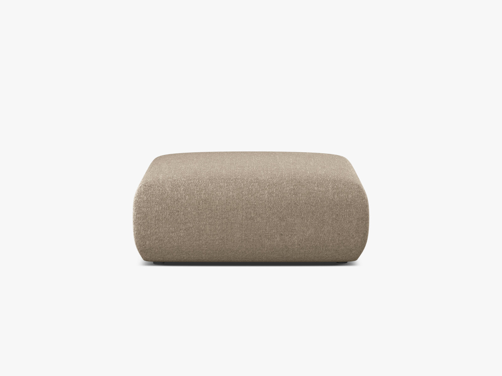 Micadoni Hocker Molino Large Chenille Eden Dunkelbeige