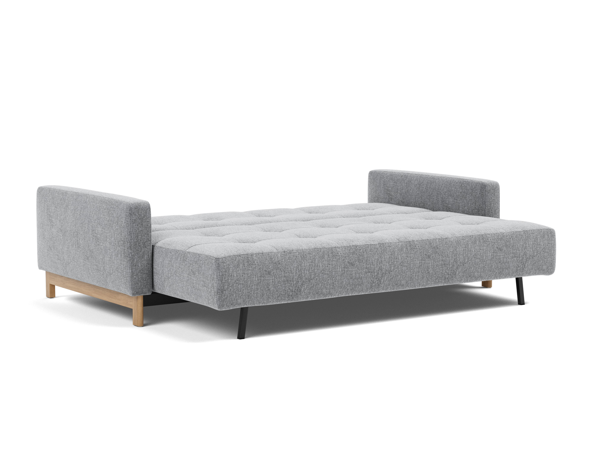 Schlafsofa Pyxis D.E.L. Strukturierter Stoff Twist 565-Granite