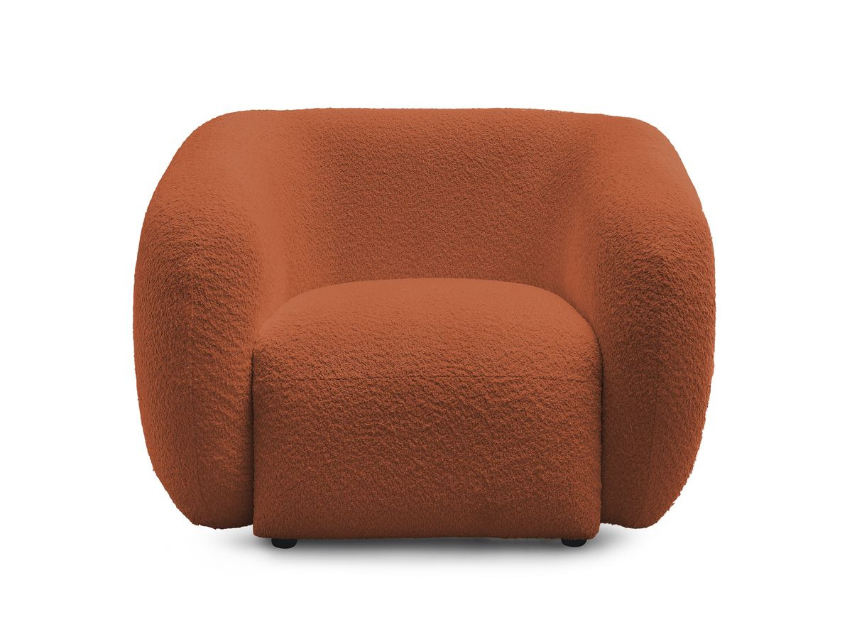 Bobochic Celine Sessel Bouclé-Stoff Orange