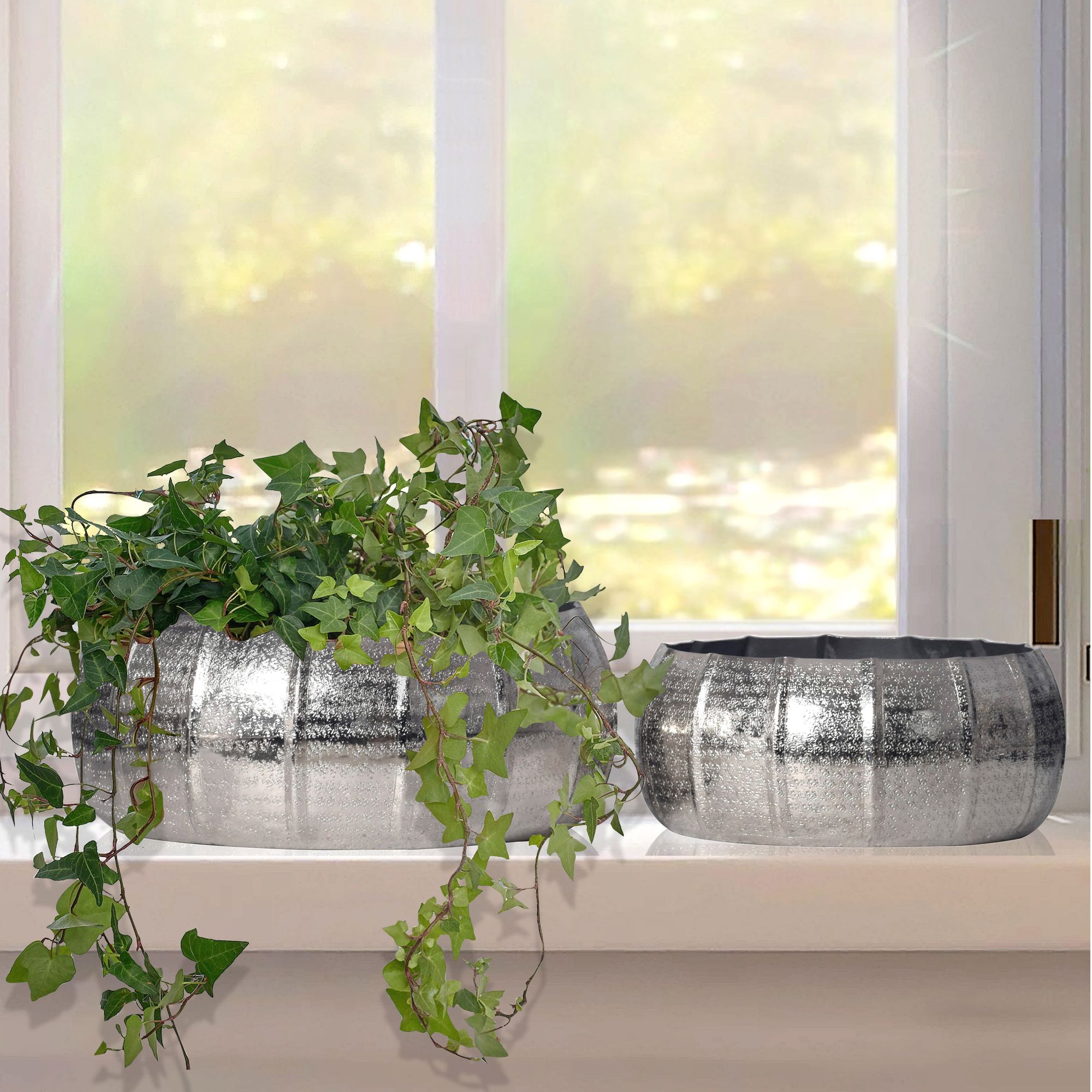 Blumentopf Idre Silber Ø 39 cm