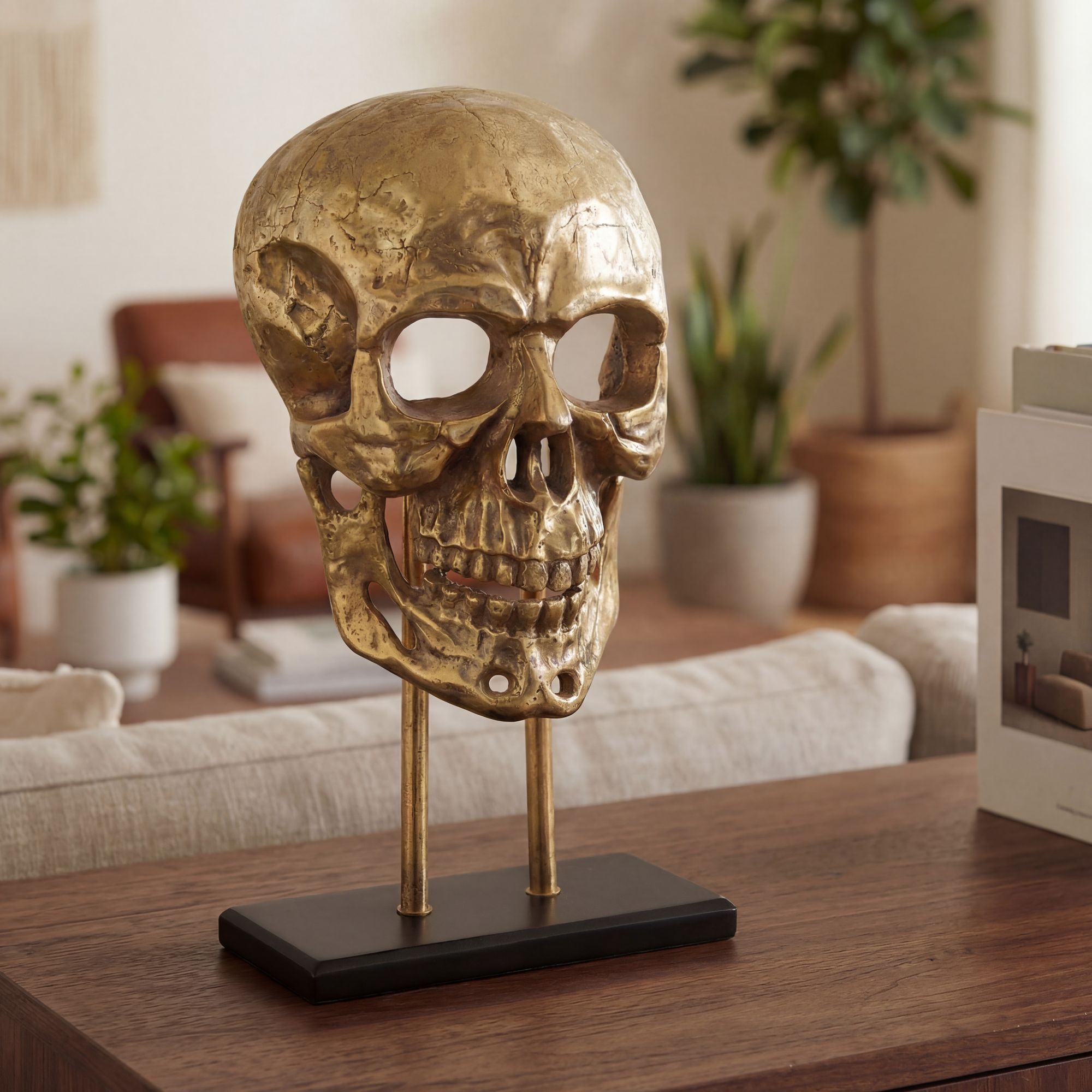 Dekoobjekt Munkeby Gold 32,5 × 17 × 57 cm
