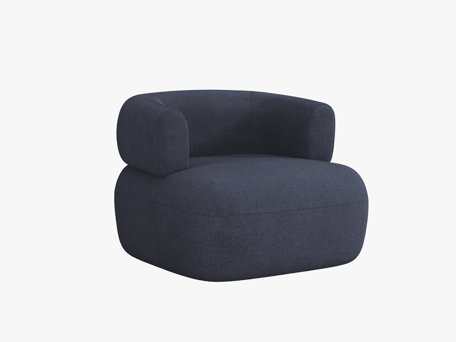 Micadoni Sessel Jenny Boucle Now or Never Dunkelblau