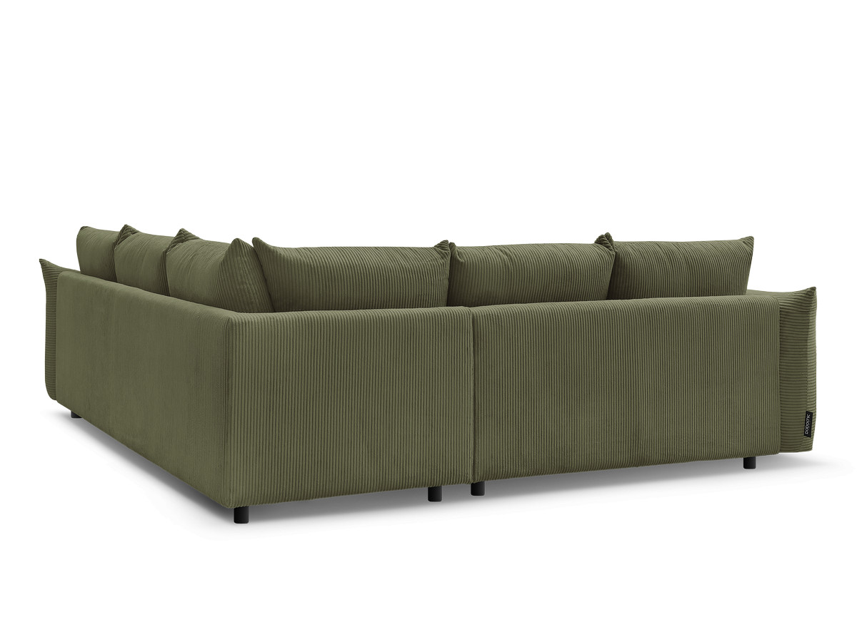 Bobochic Ernest Ecksofa Cordsamt Hellgrün