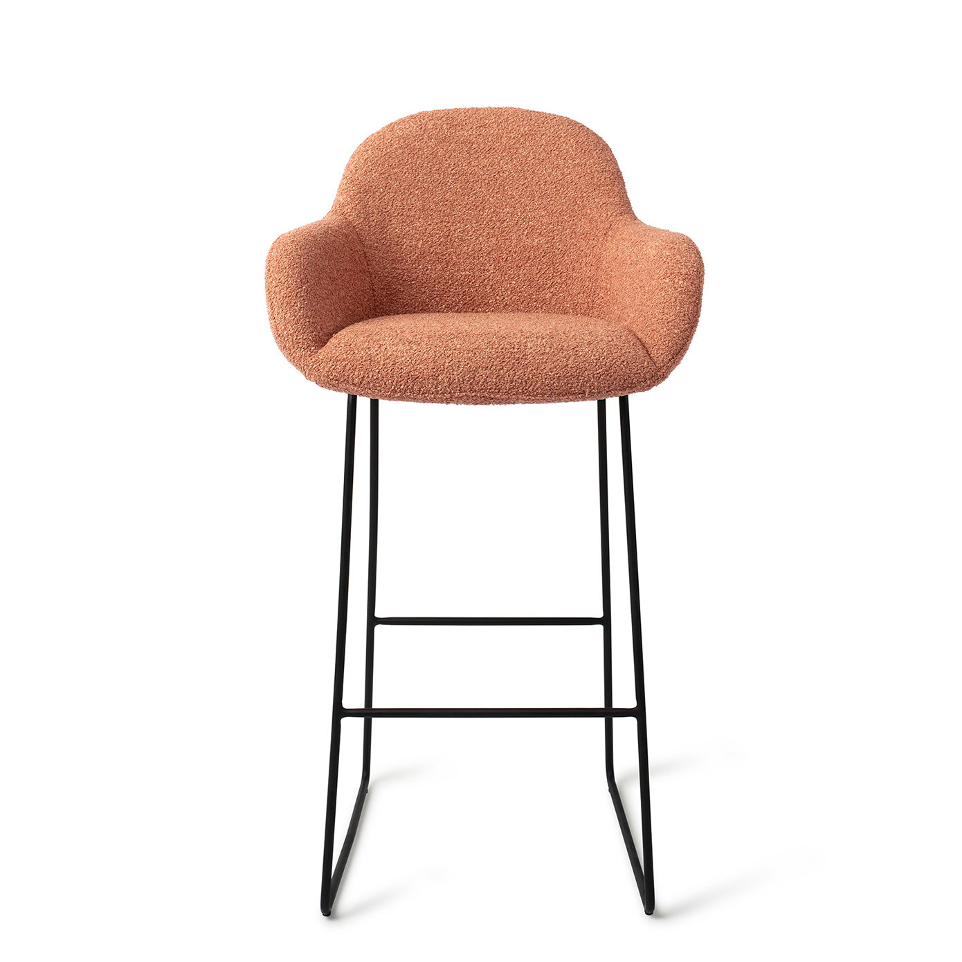 Jesper Home Barhocker Kushi Amber Autumn Slide Schwarz Barhöhe 75 cm