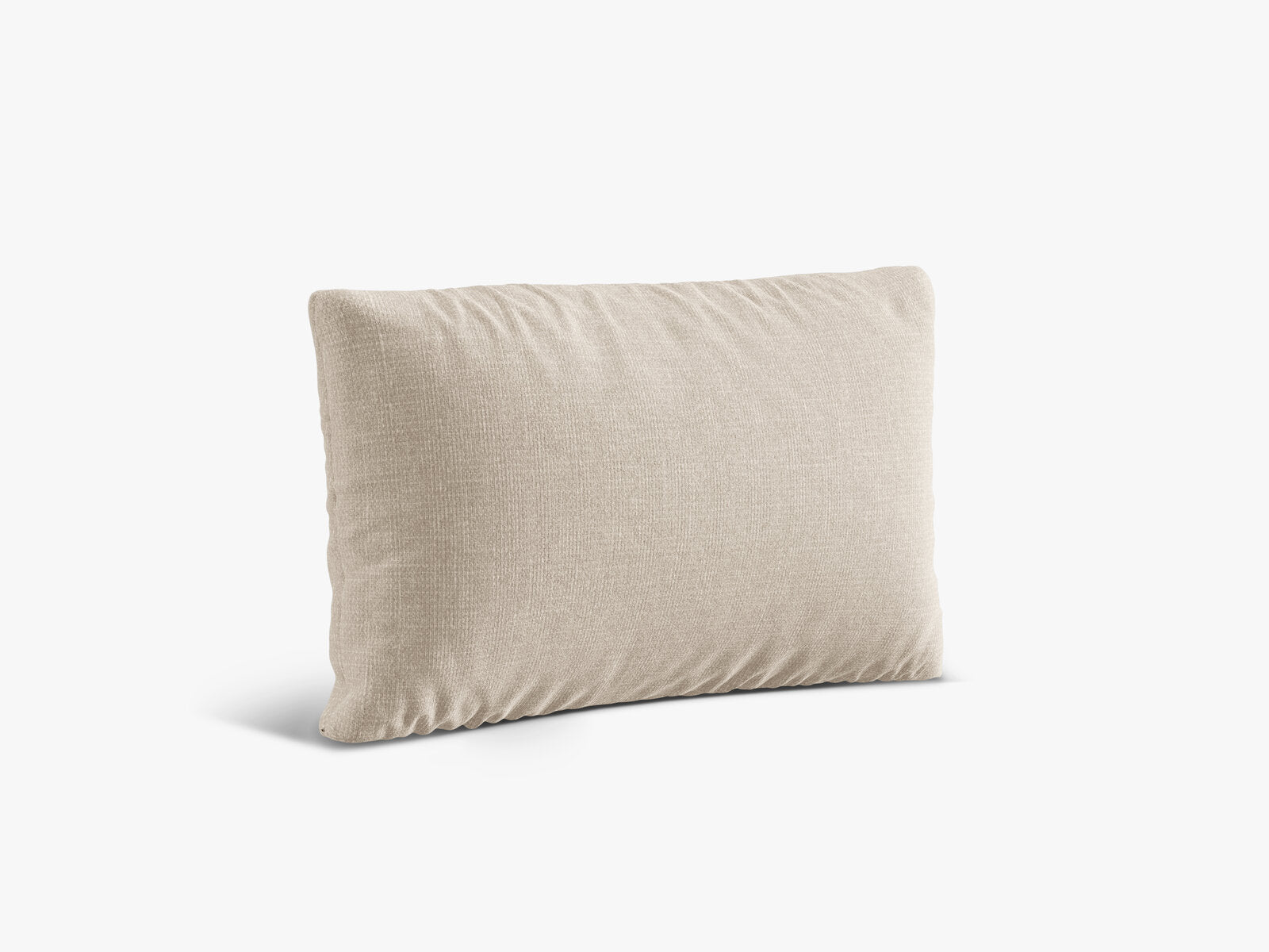 Micadoni Kissen Nuria Strukturierter Stoff Beige 60x40x17