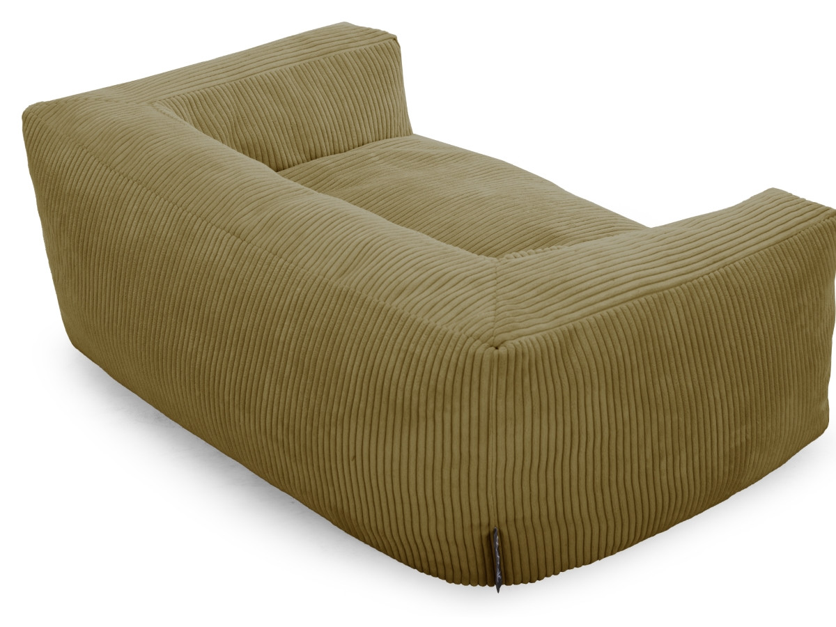 Bobochic Salto Hundekorb Cordsamt Gelb, Größe XXL (140 cm)
