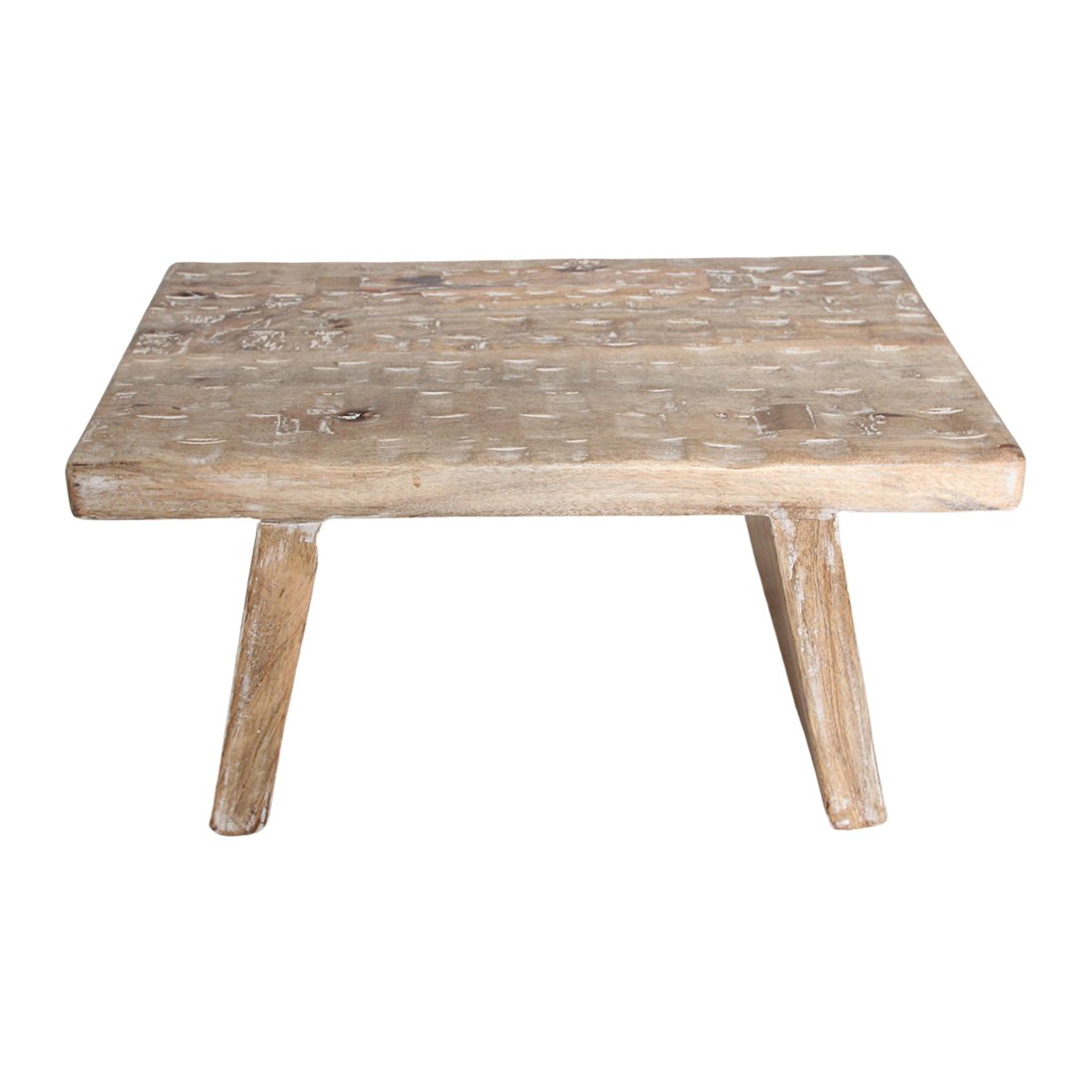 Raw Materials Beistelltisch/Hocker aus Mangoholz natur 40x25x20cm