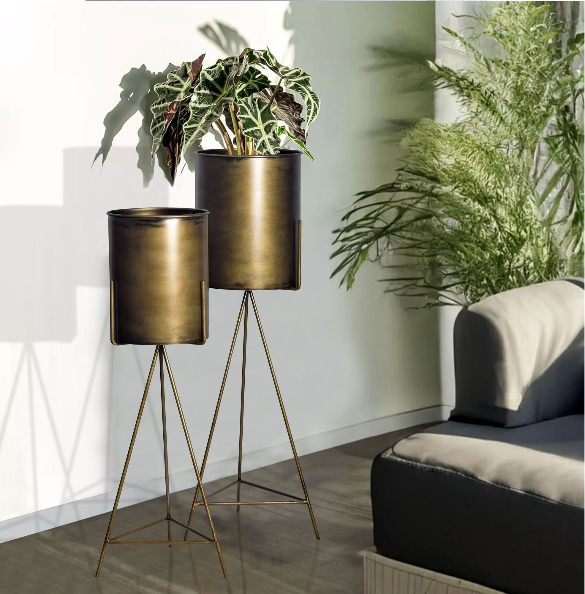 Blumentopf Hurdal Gold